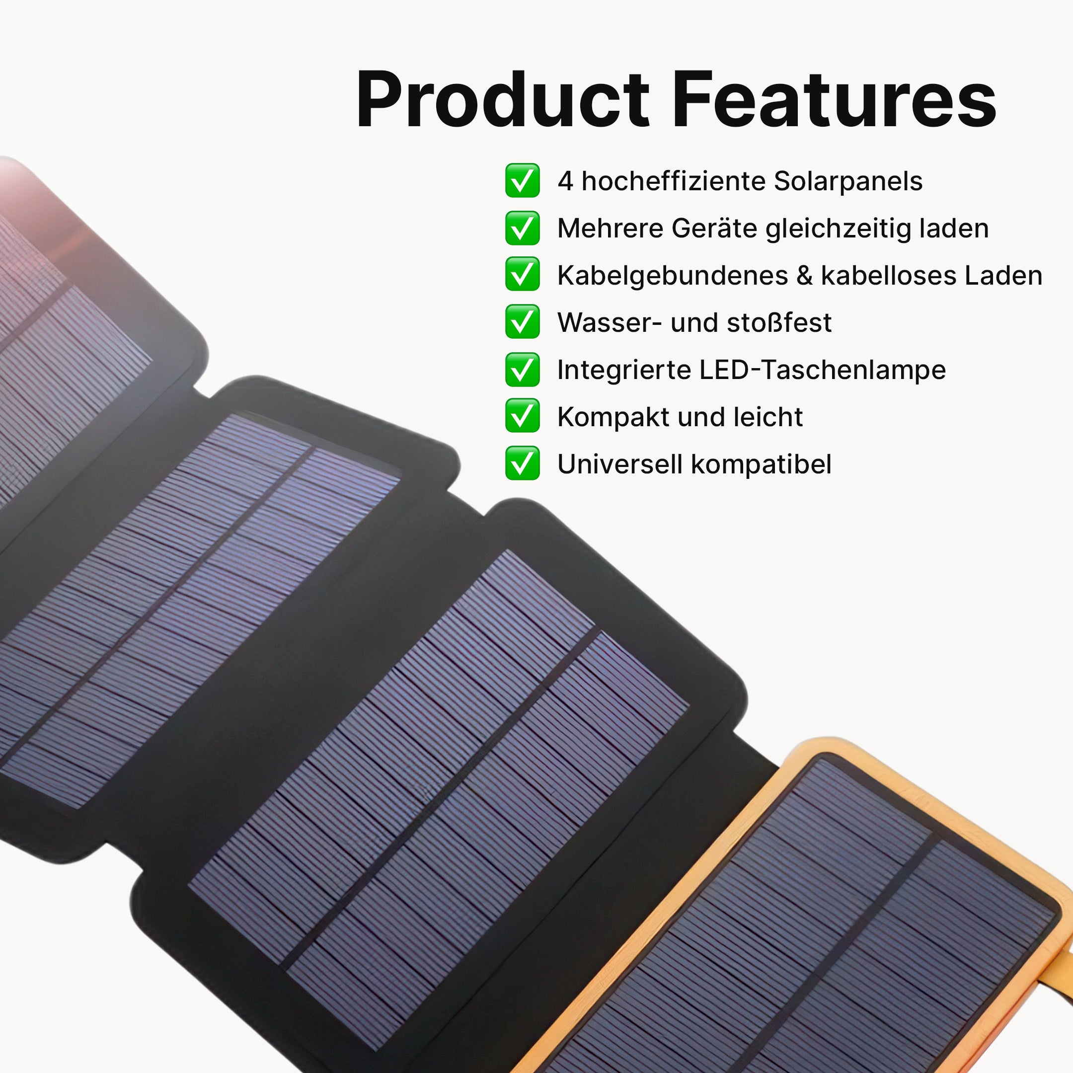 SolaBank Fold Kabellose Powerbank 10000mAh