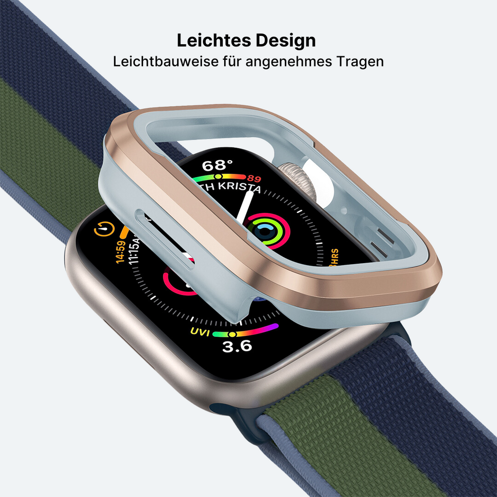 Kratzfestes Metallgehäuse für die Apple Watch
