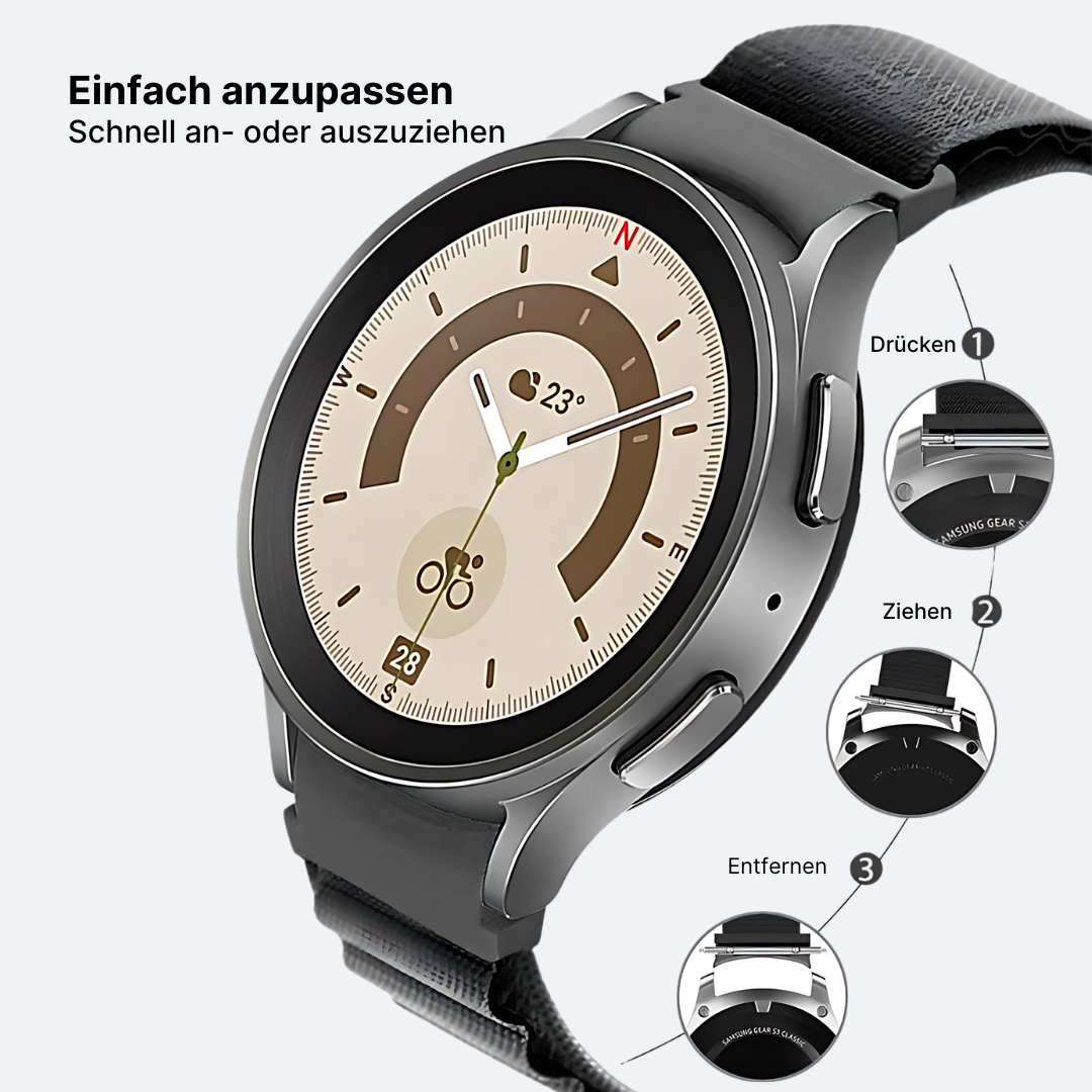 Samsung Galaxy Watch Nylon-Schlaufenarmband