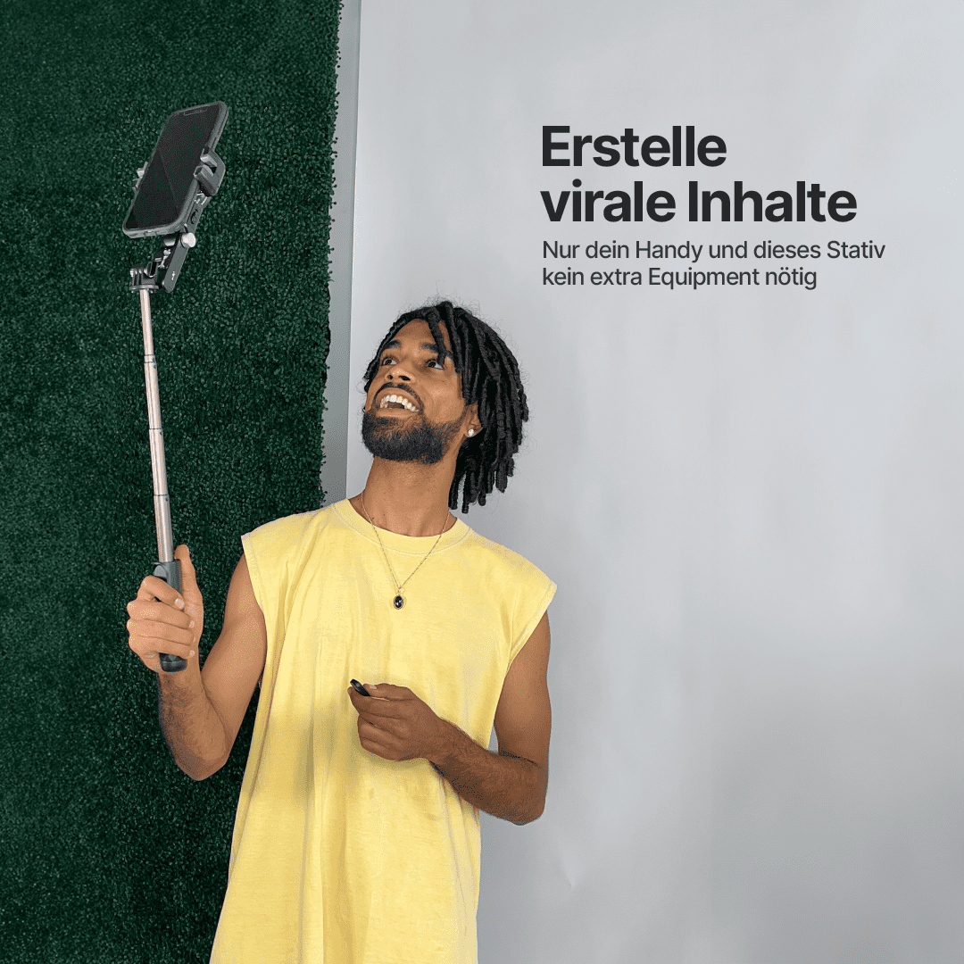 Autofokus Stativ für Kreative (360, Gesichtsverfolgung, Selfie-Stick, Licht, Drahtlose Fernbedienung)