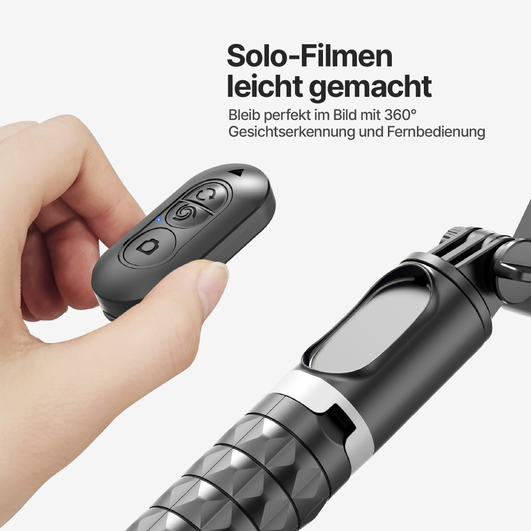 Autofokus Stativ für Kreative (360, Gesichtsverfolgung, Selfie-Stick, Licht, Drahtlose Fernbedienung)