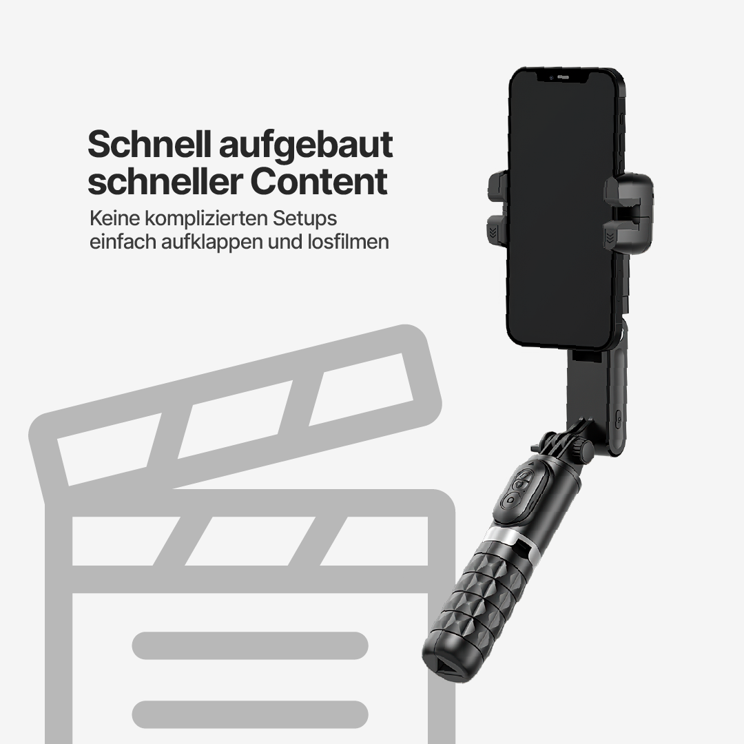 Autofokus Stativ für Kreative (360, Gesichtsverfolgung, Selfie-Stick, Licht, Drahtlose Fernbedienung)