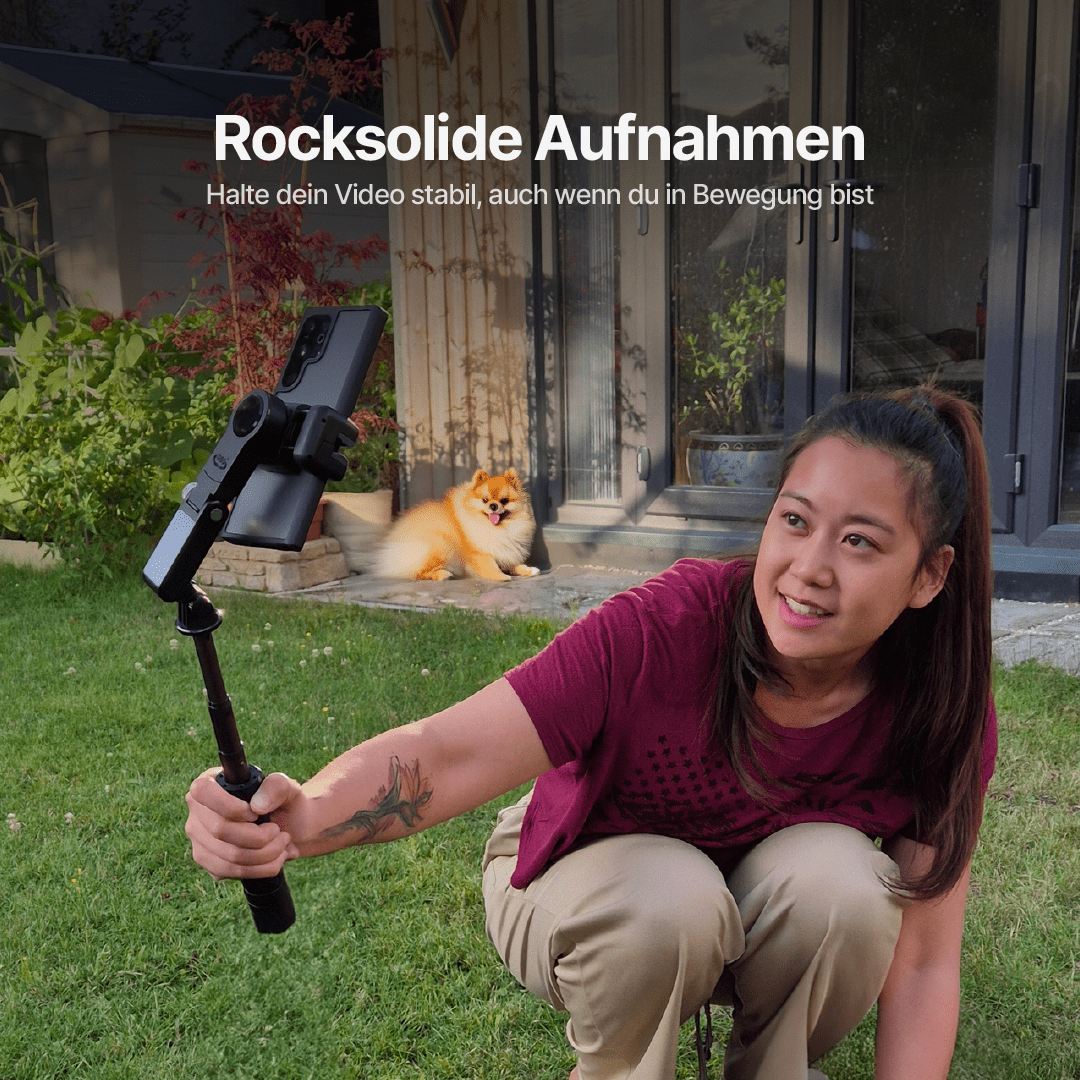 Autofokus Stativ für Kreative (360, Gesichtsverfolgung, Selfie-Stick, Licht, Drahtlose Fernbedienung)