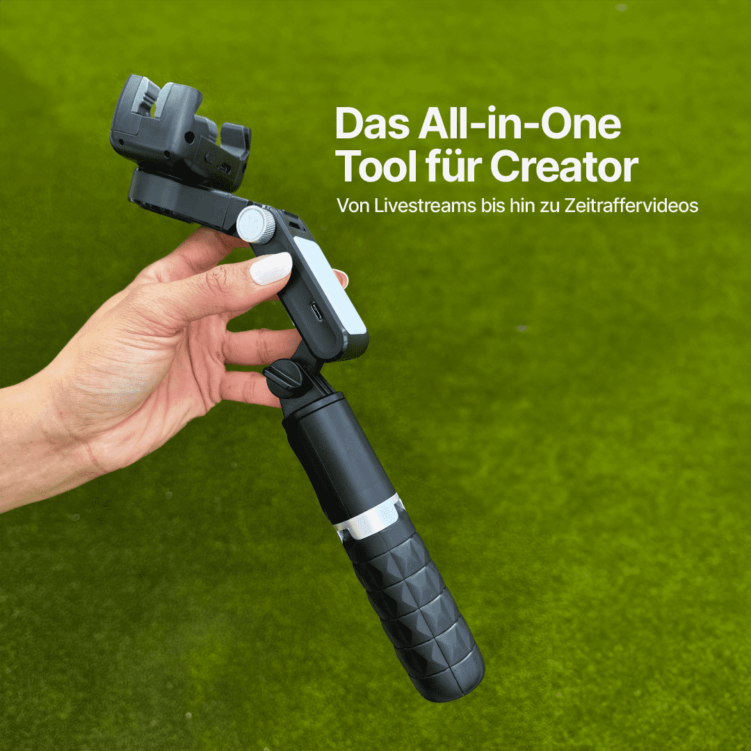 Autofokus Stativ für Kreative (360, Gesichtsverfolgung, Selfie-Stick, Licht, Drahtlose Fernbedienung)