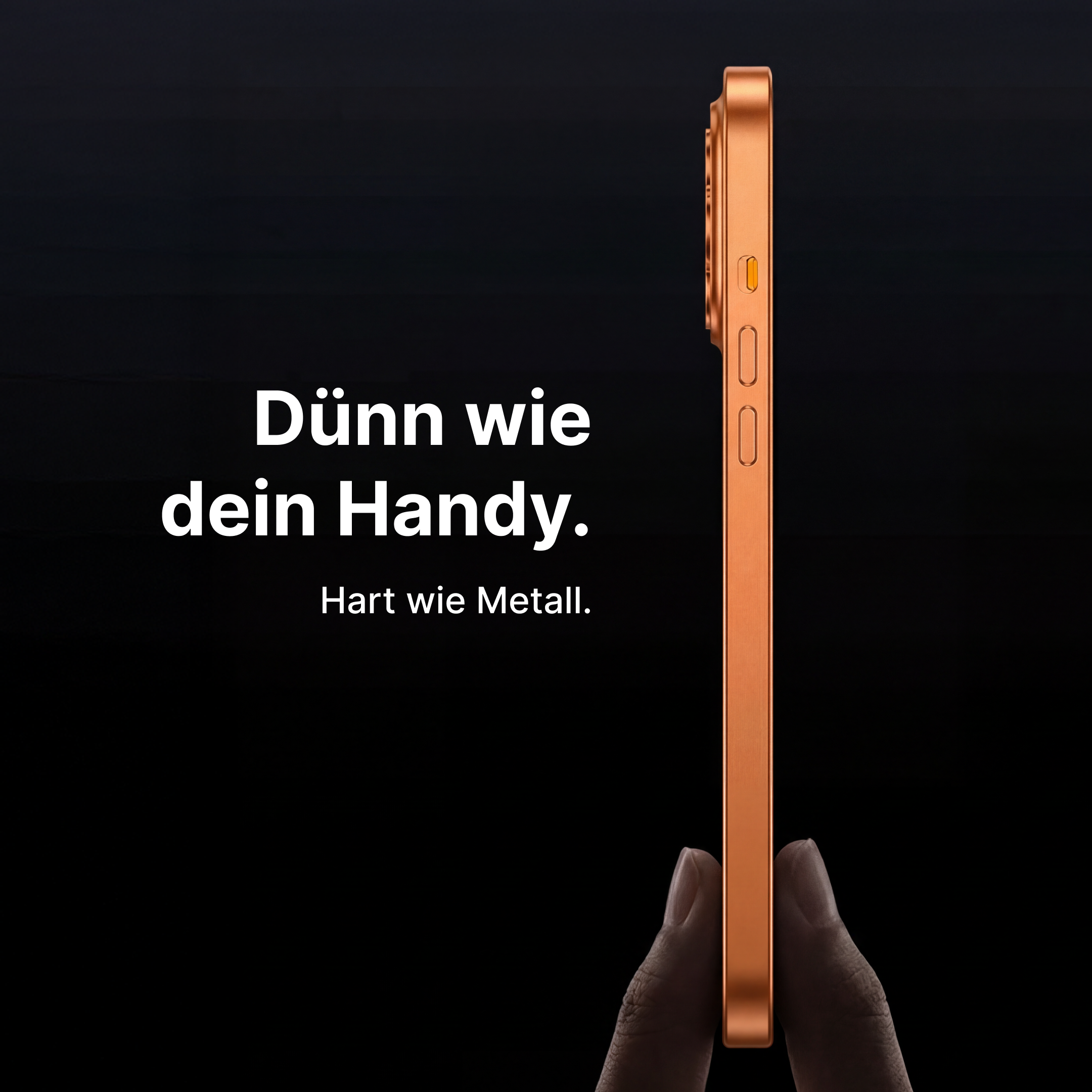 iPhone Metallhülle mit Kameraschutz