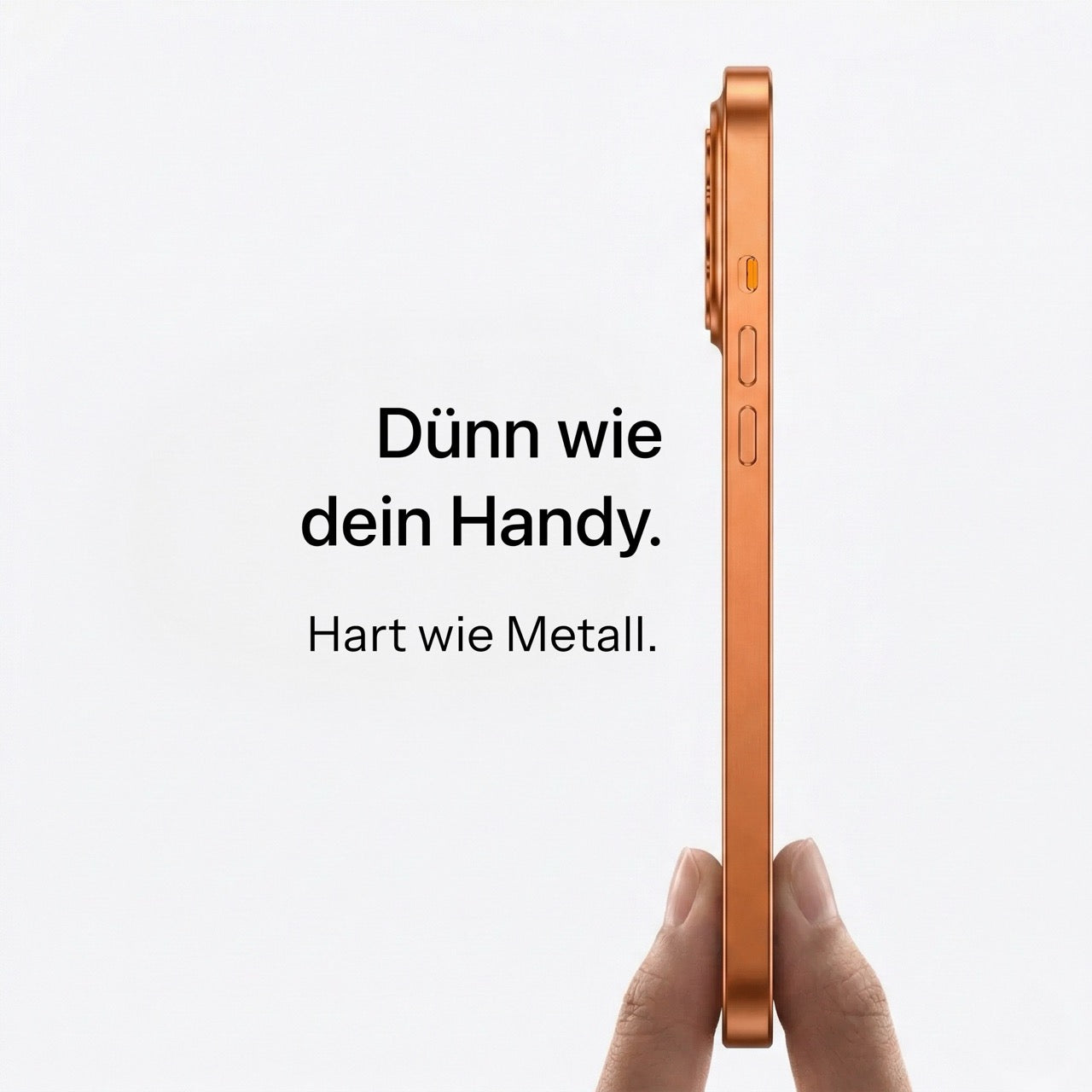 iPhone Metallhülle mit Kameraschutz