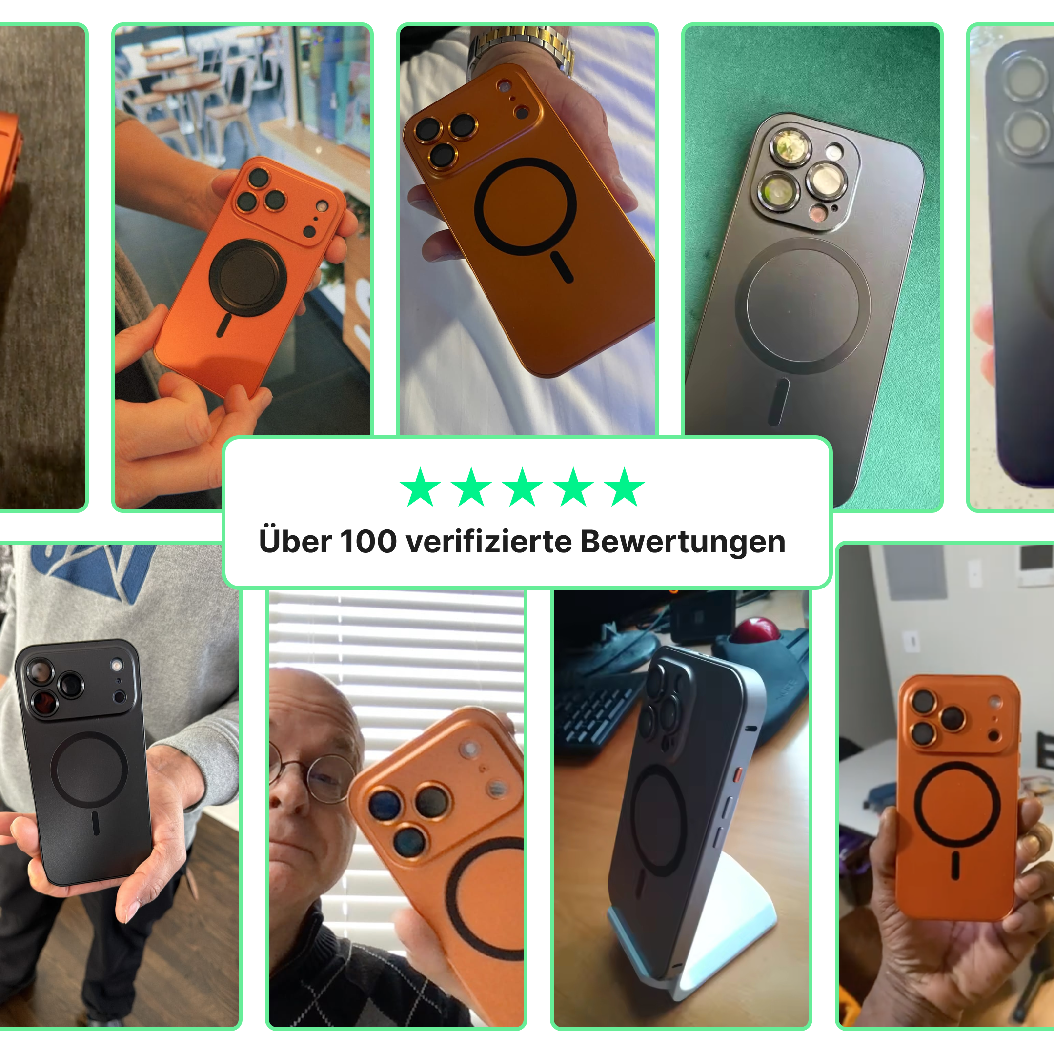 iPhone Metallhülle mit Kameraschutz