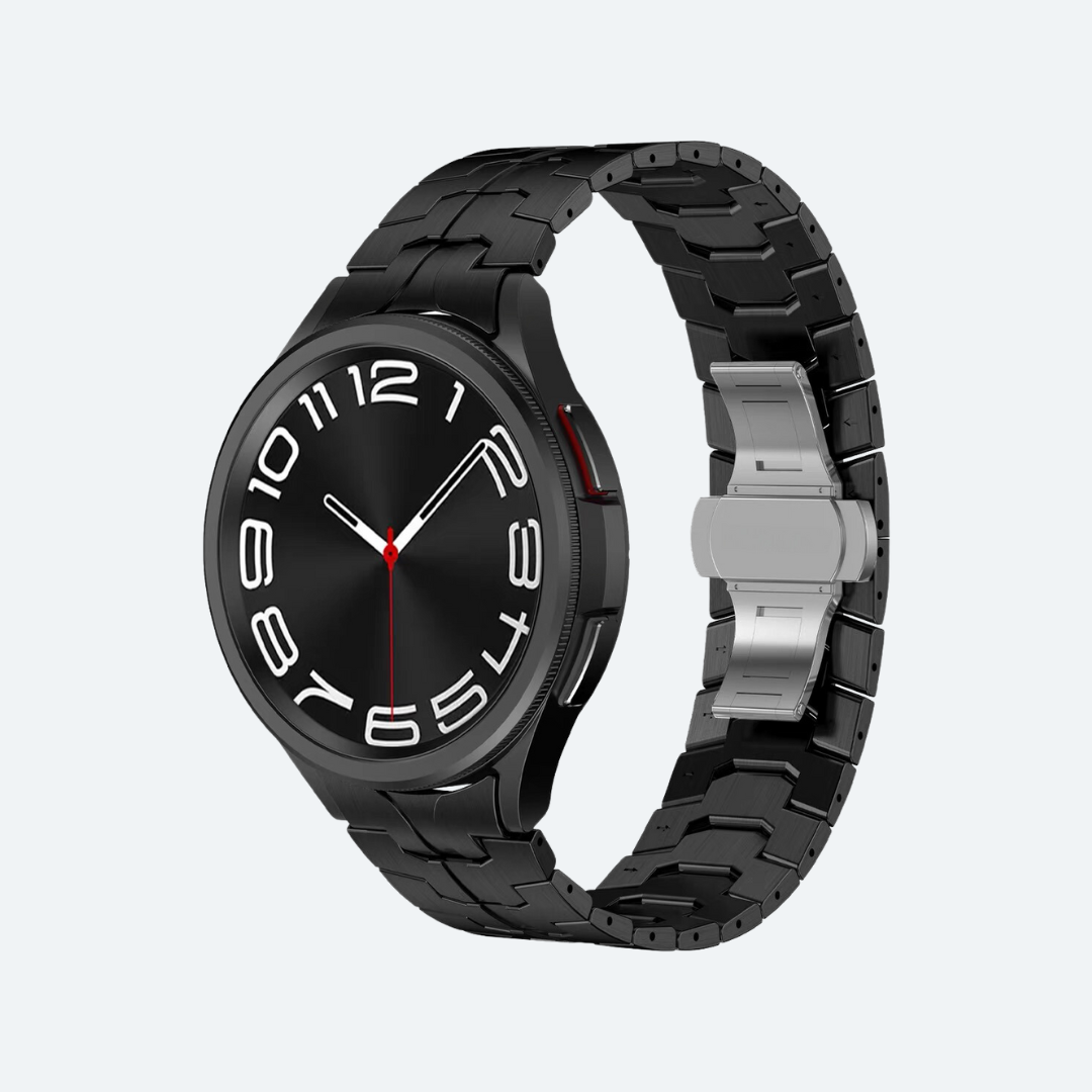 Metallband mit Schmetterlingsschließe für Samsung Watch