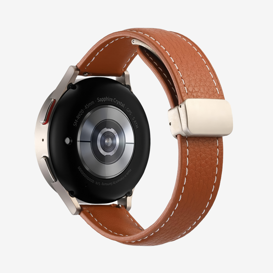 Klassisches Magnetisches Lederarmband für Samsung Watch