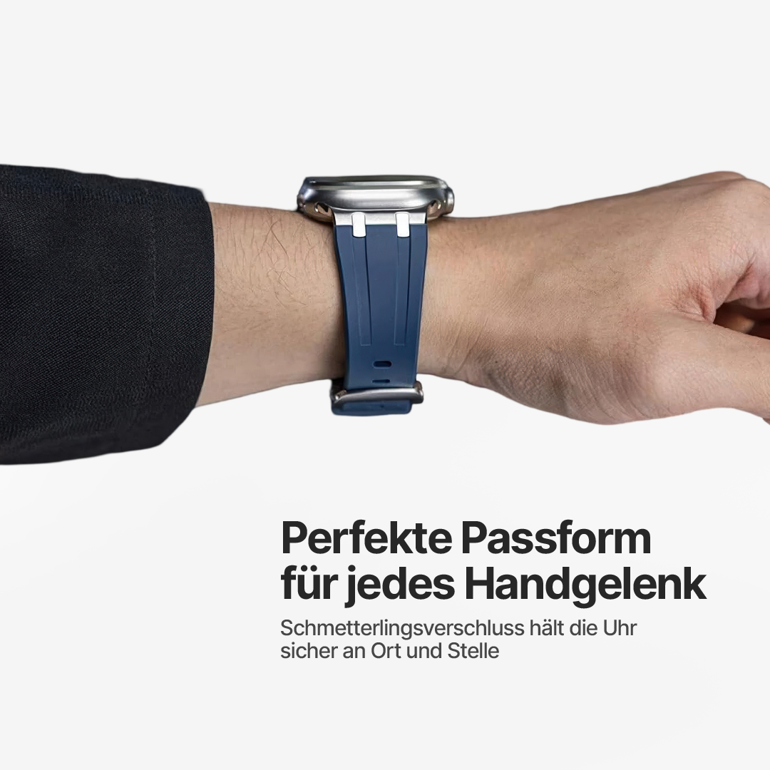 Apple Watch Armband mit Schmetterlingsschließe