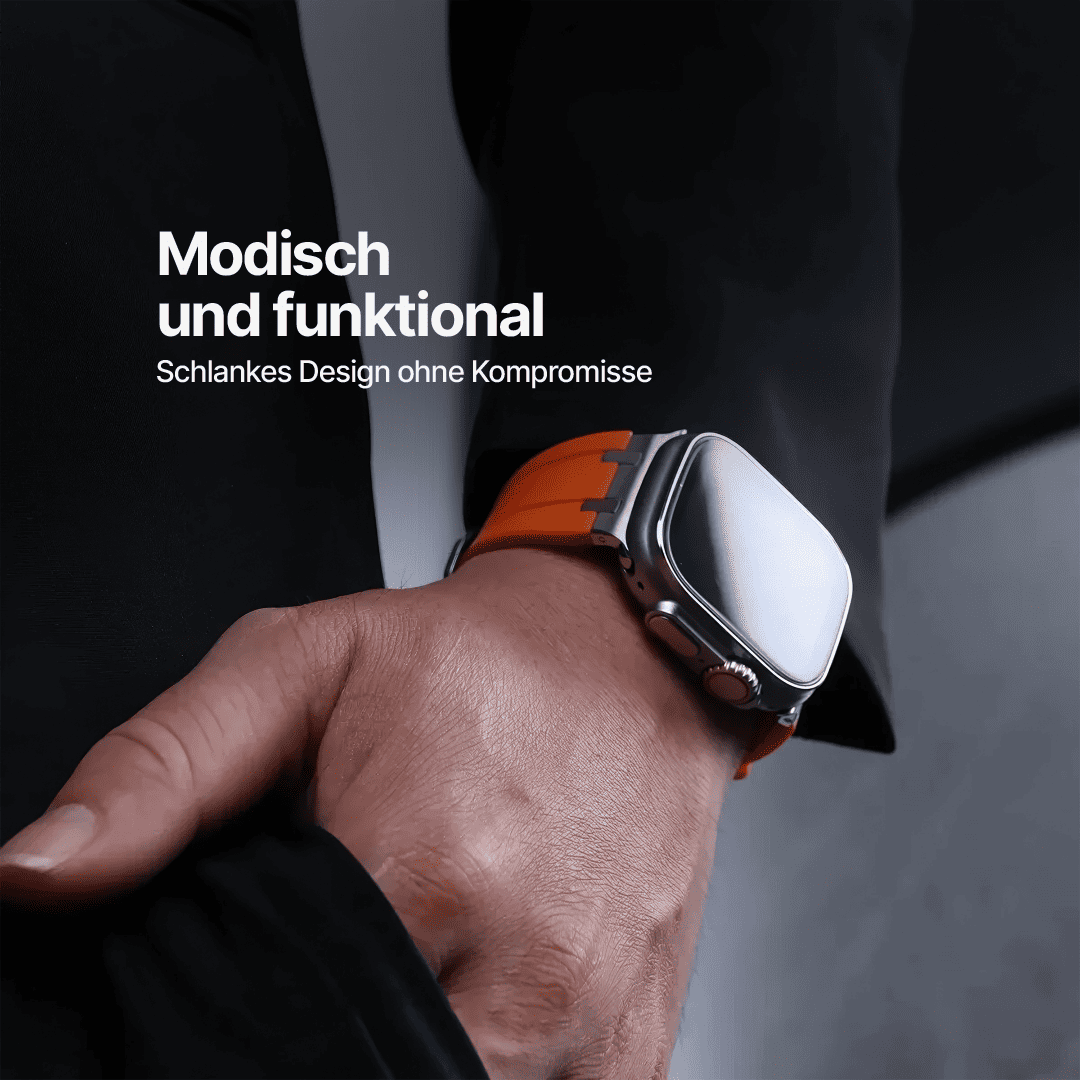 Apple Watch Armband mit Schmetterlingsschließe