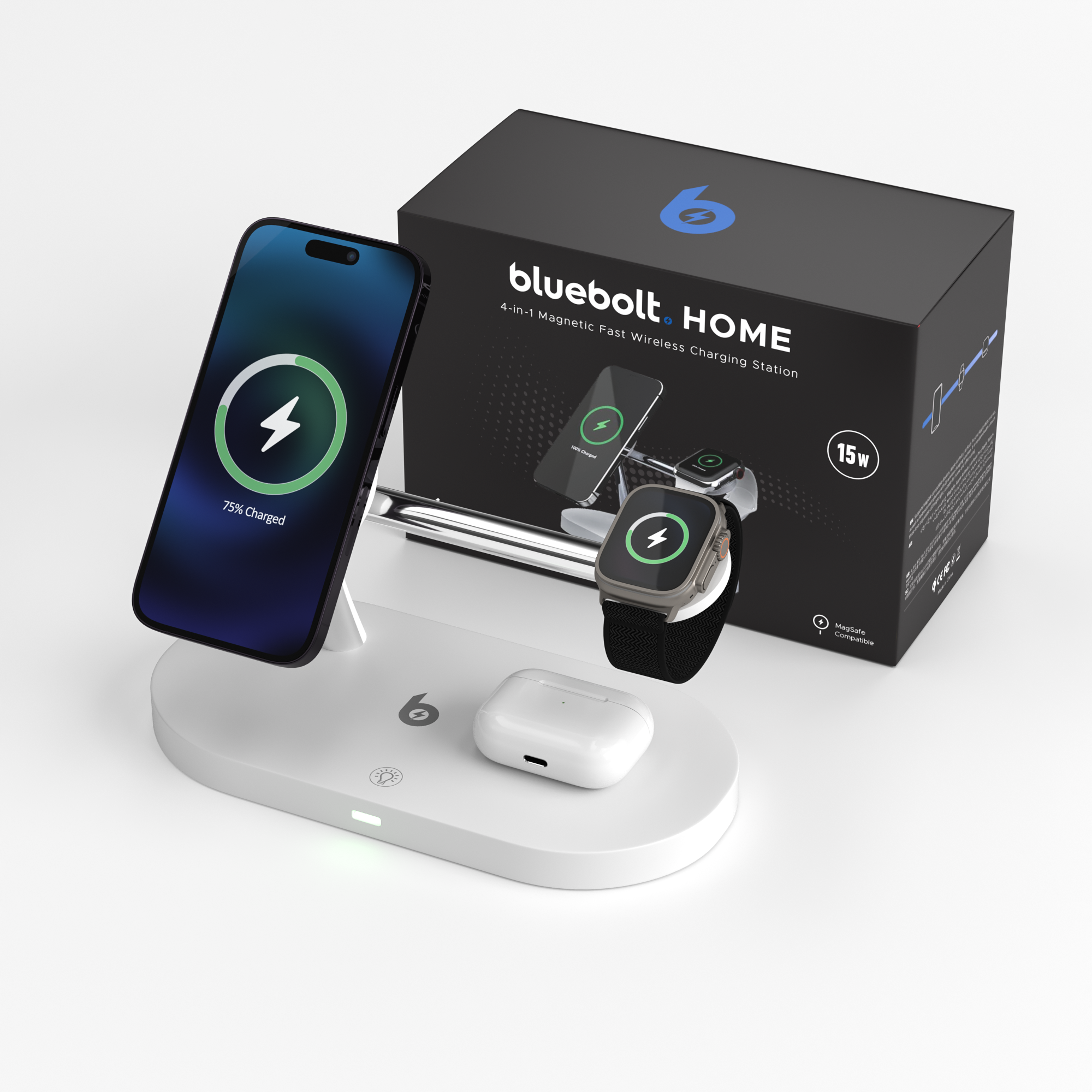 4 in 1 MagSafe Kabellose Ladestation