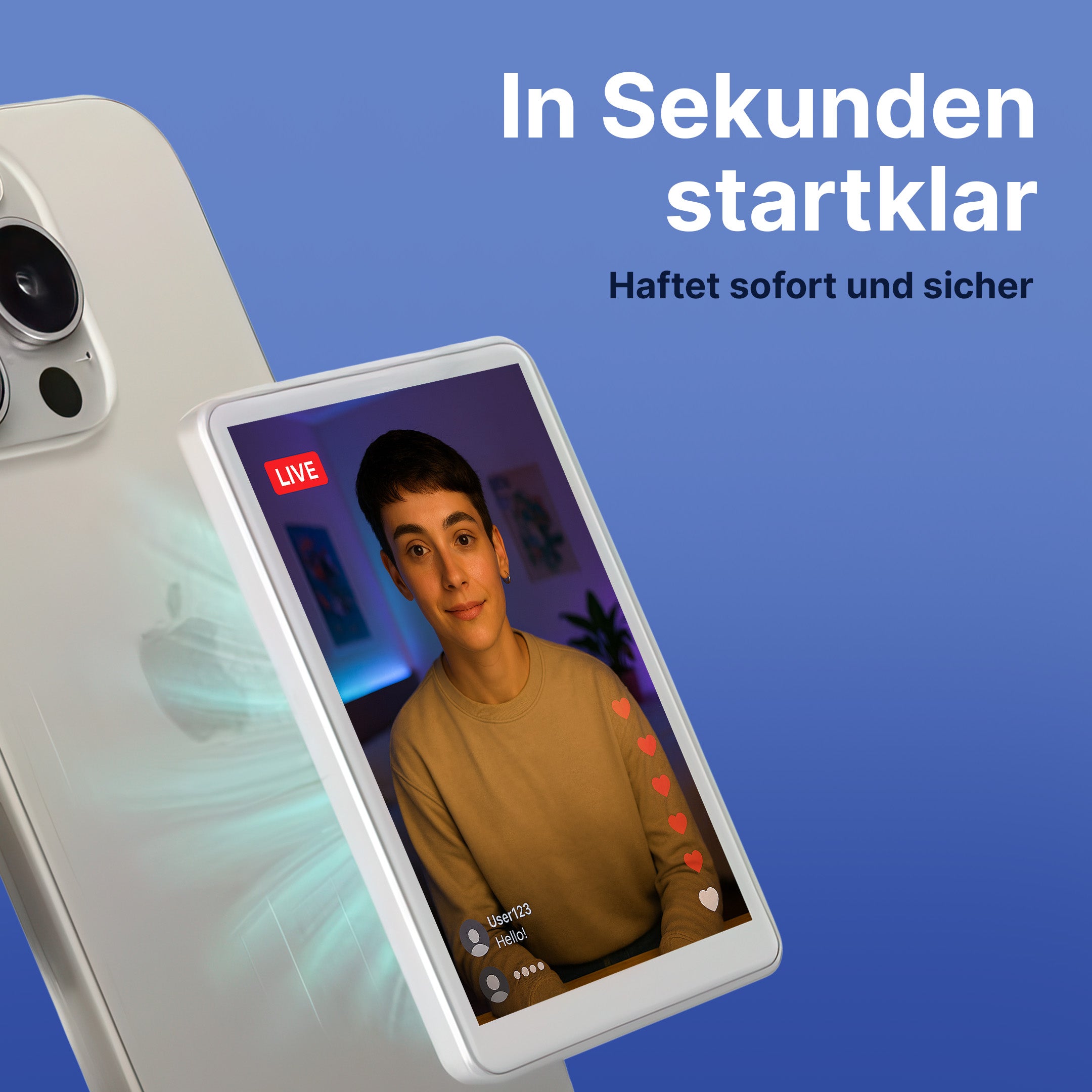 CreatorCam Kabelloser Magnetischer Selfie-Bildschirm