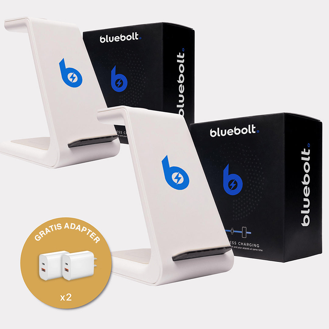 BlueBolt 3 in 1 Kabellose Ladestation Doppelbundle