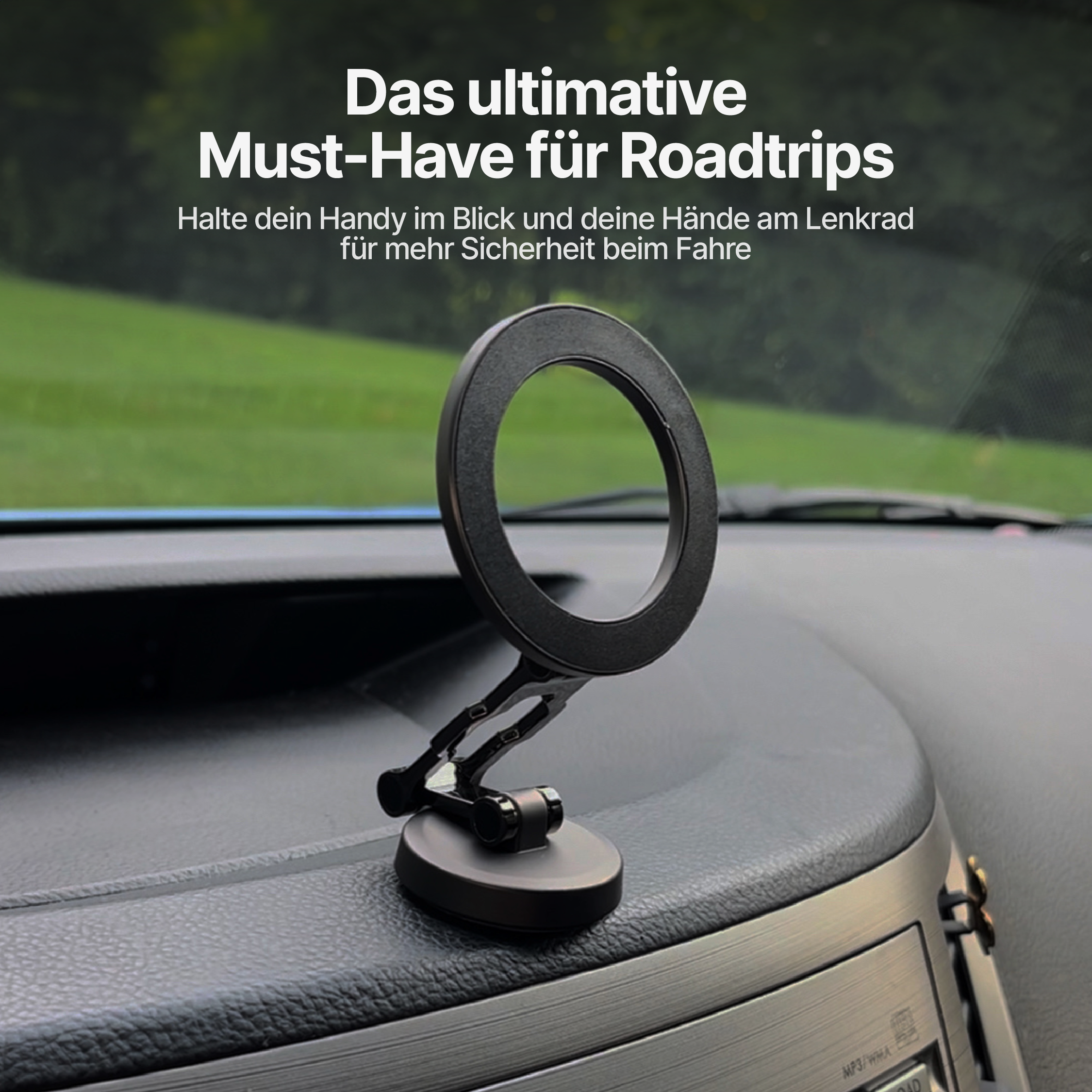 DashGrip Magnetischer Auto-Handyhalter mit verstellbarem Ständer