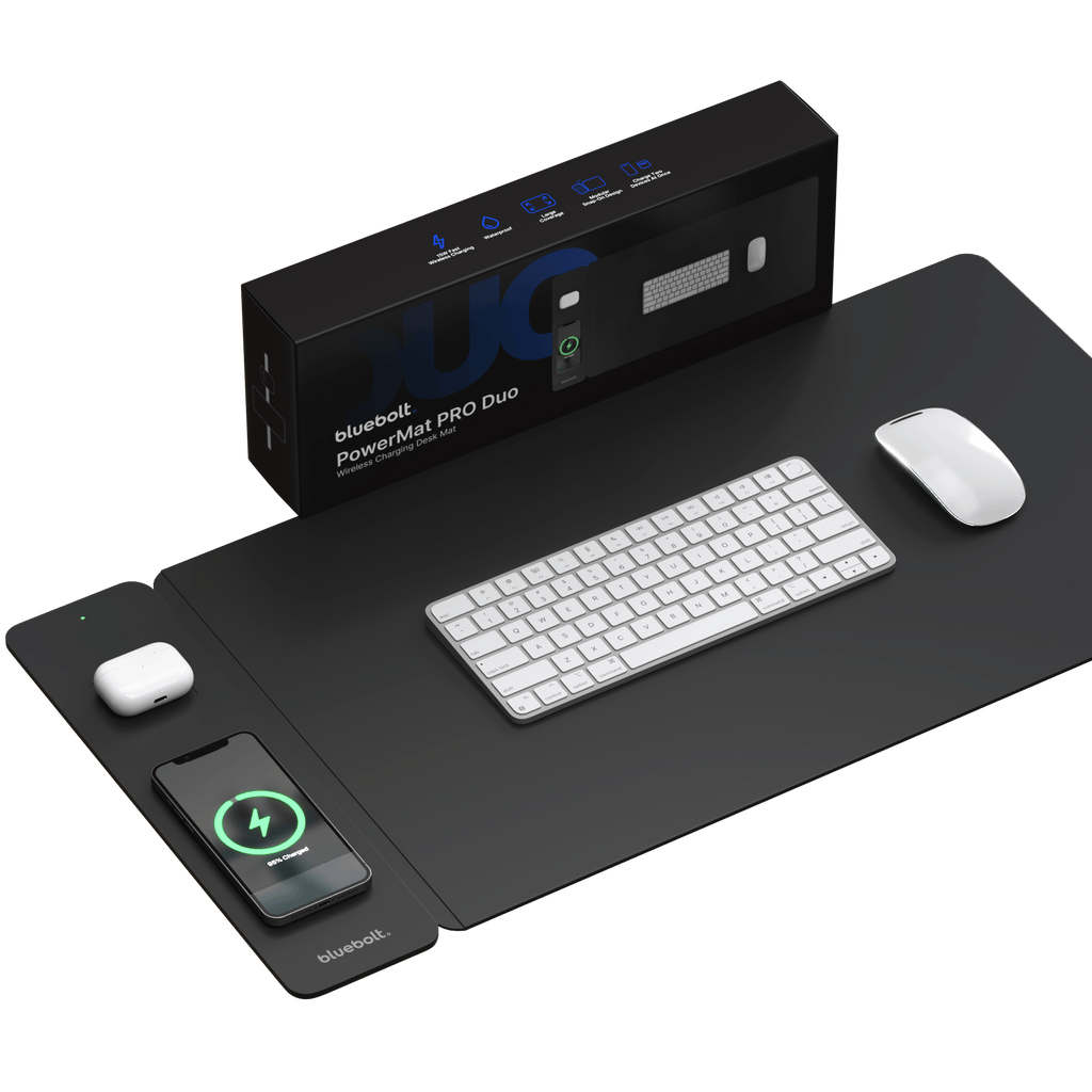 PowerMat Pro DUO Schreibtischunterlage mit kabelloser Ladefunktion