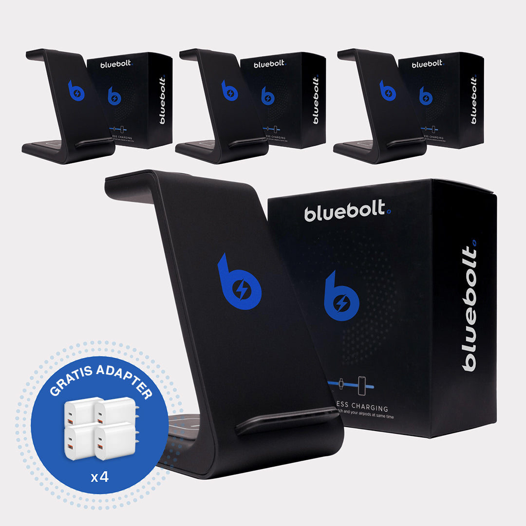 BlueBolt 3 in 1 Kabellose Ladestation Familienbundle