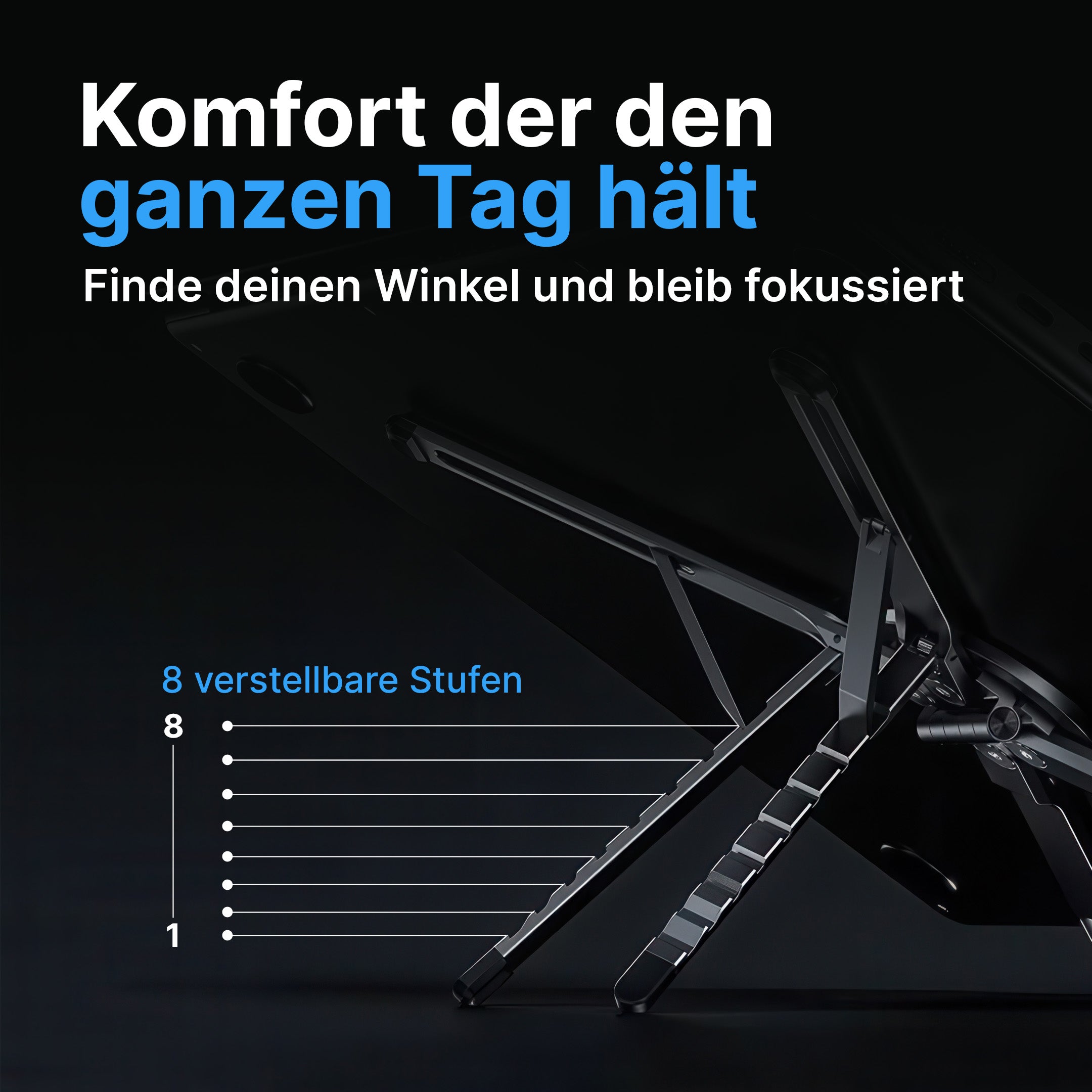 Faltbarer Aluminium Laptopständer