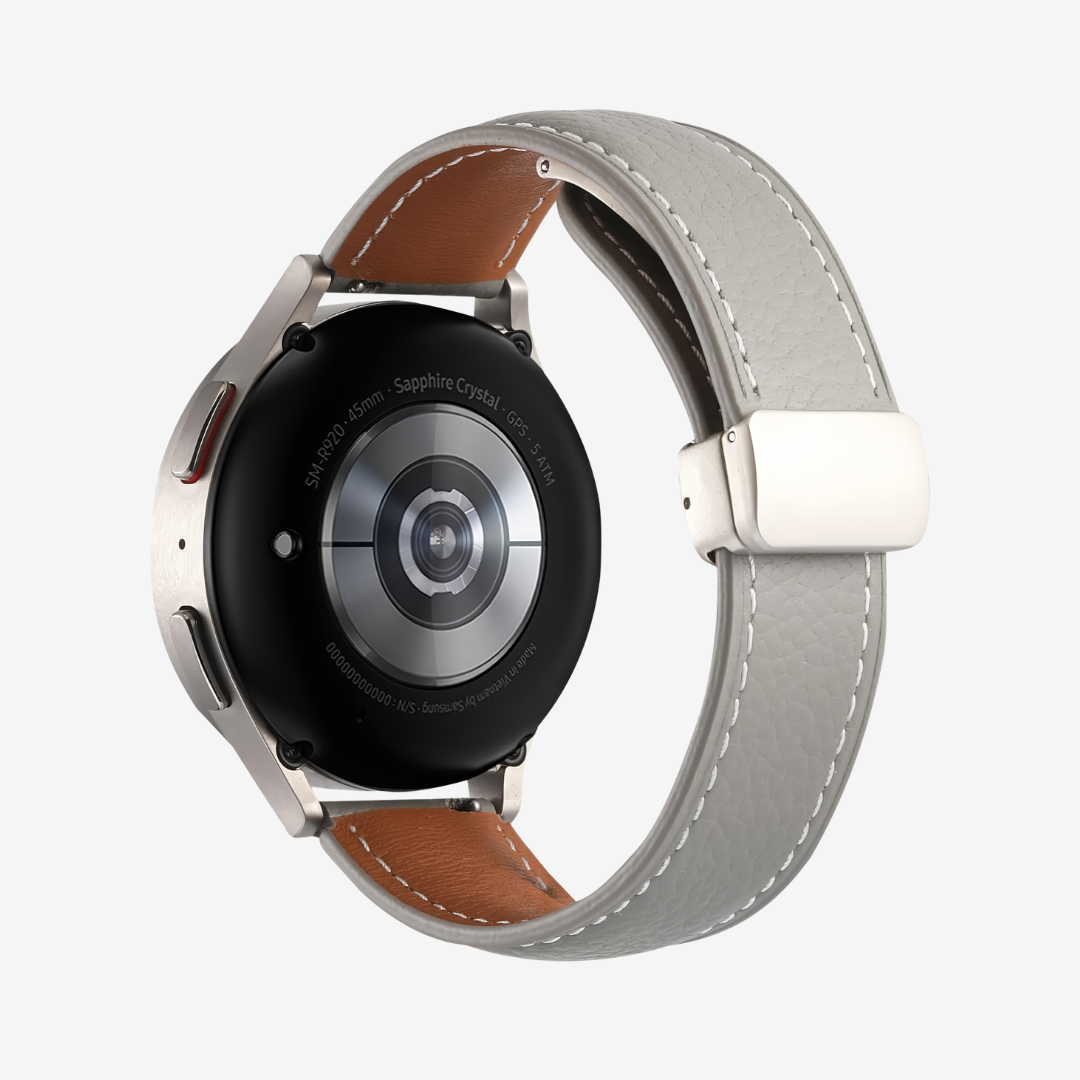 Klassisches Magnetisches Lederarmband für Samsung Watch