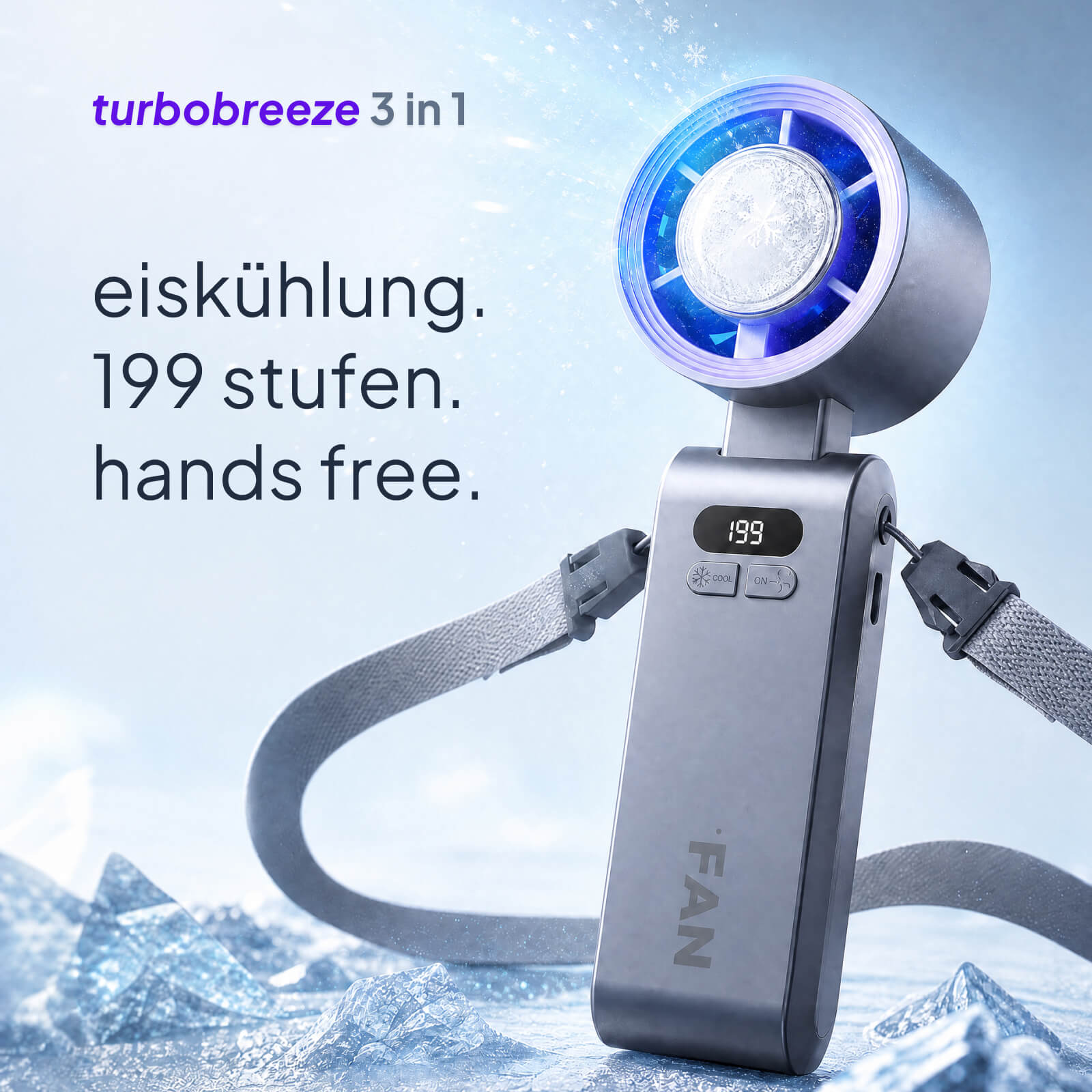 TurboBreeze 3 in 1 Ventilator