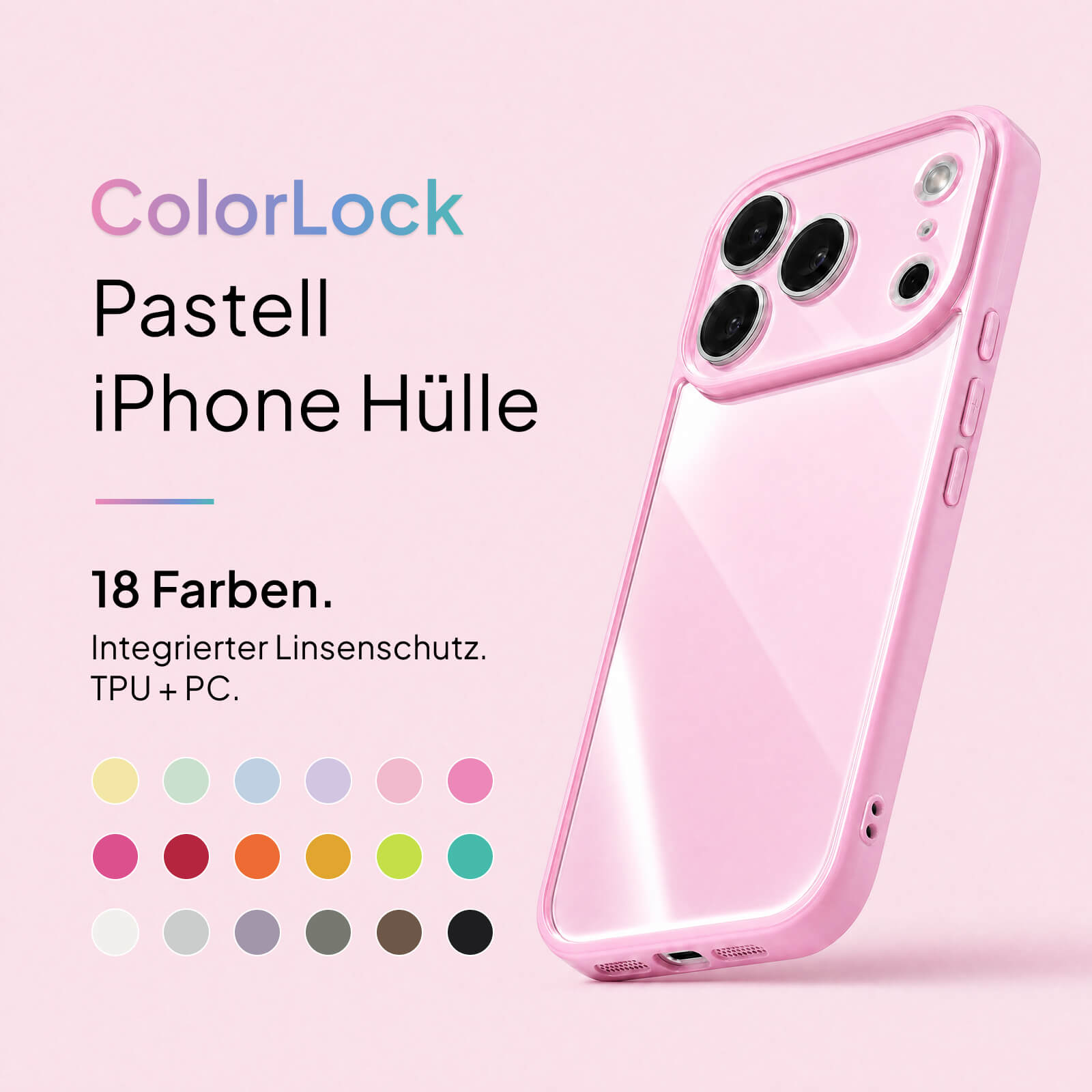 ColorLock Pastel iPhone Hülle