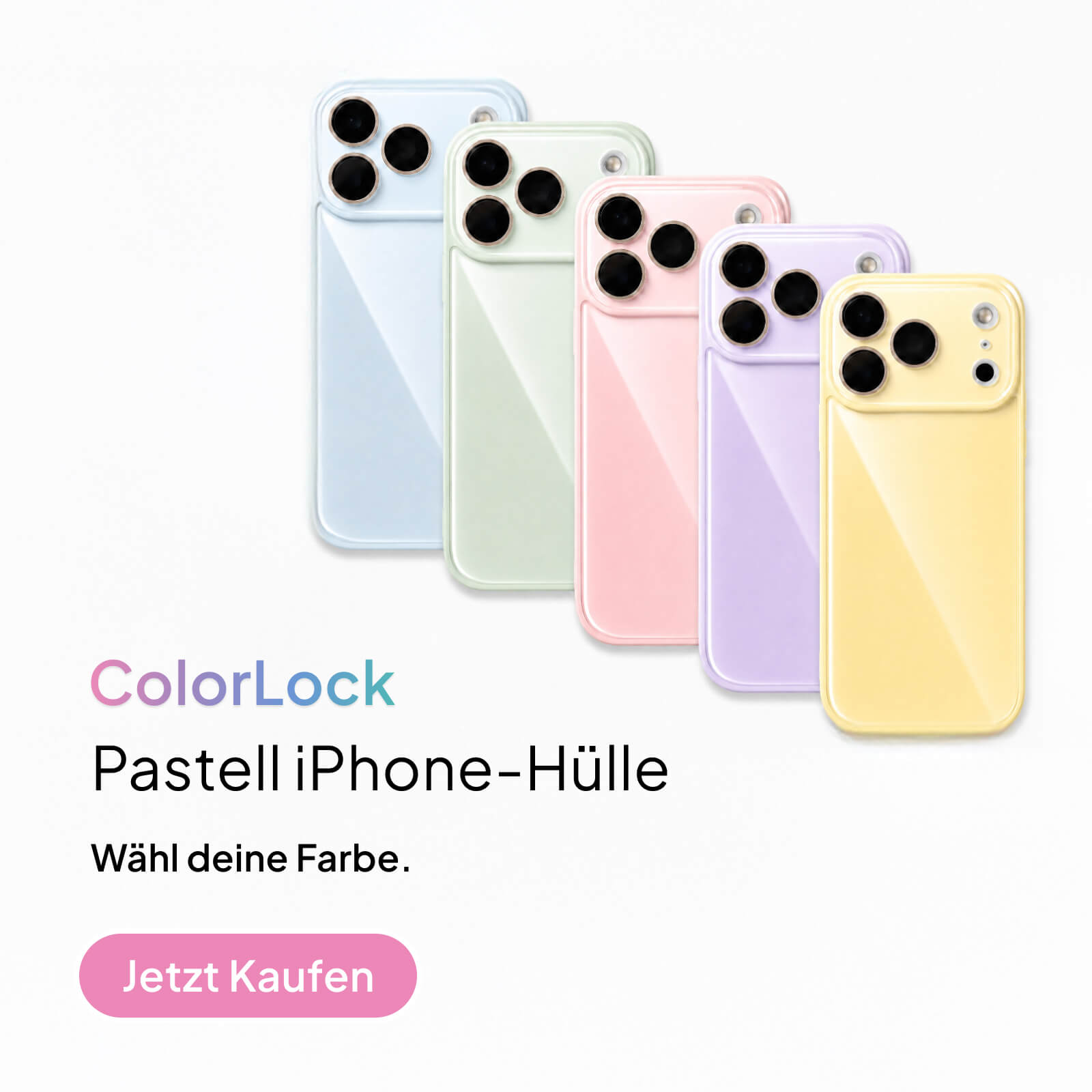 ColorLock Pastel iPhone Hülle