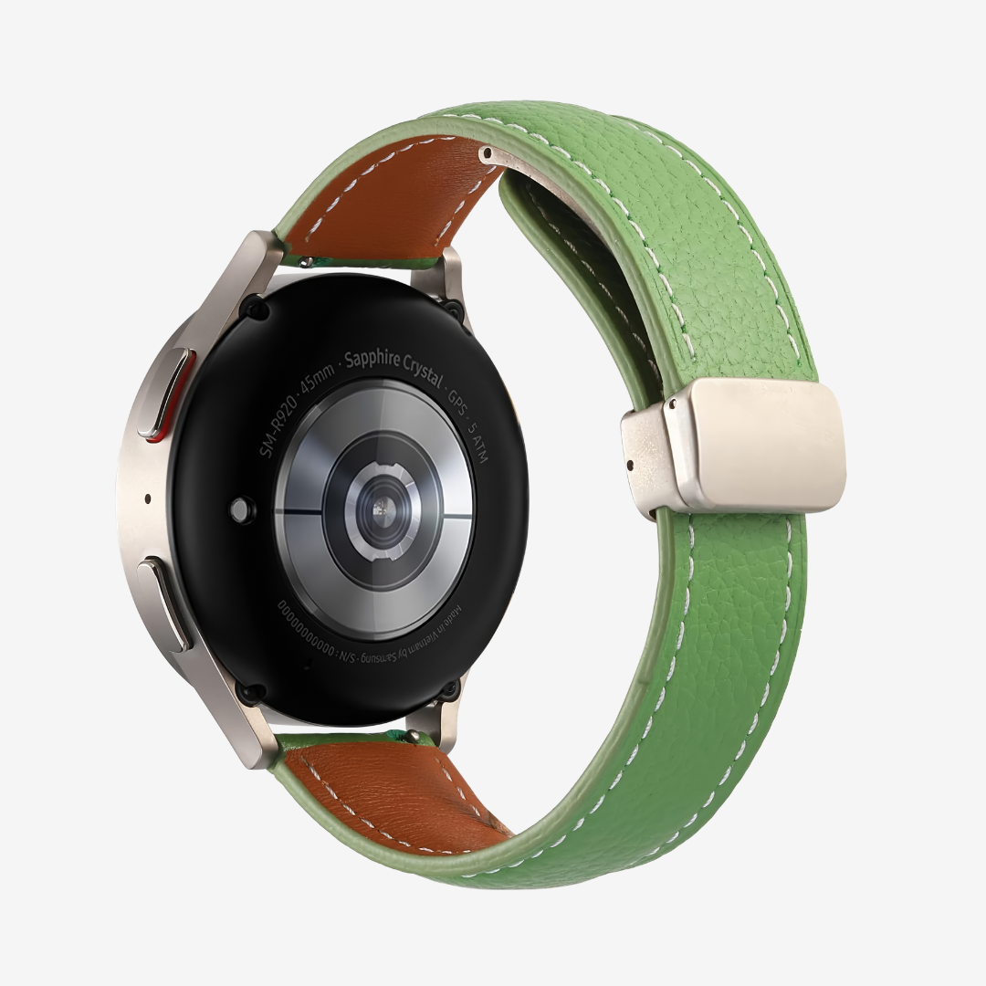 Klassisches Magnetisches Lederarmband für Samsung Watch