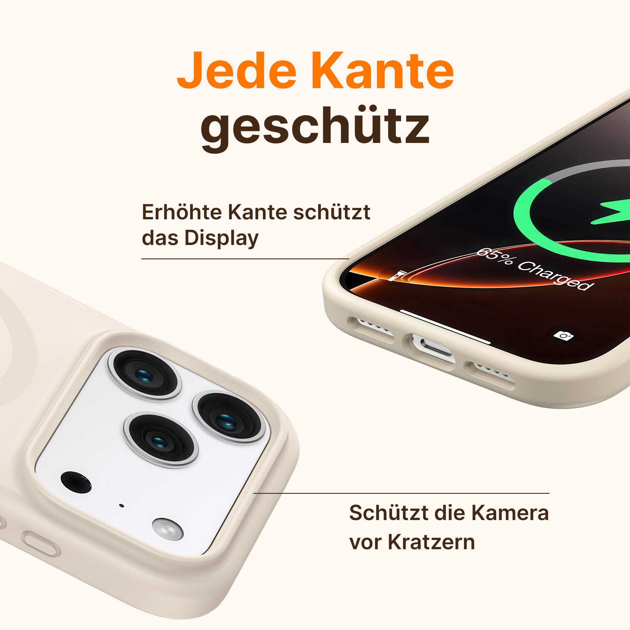 Flüssiges Silikon MagSafe-kompatible iPhone-Hülle