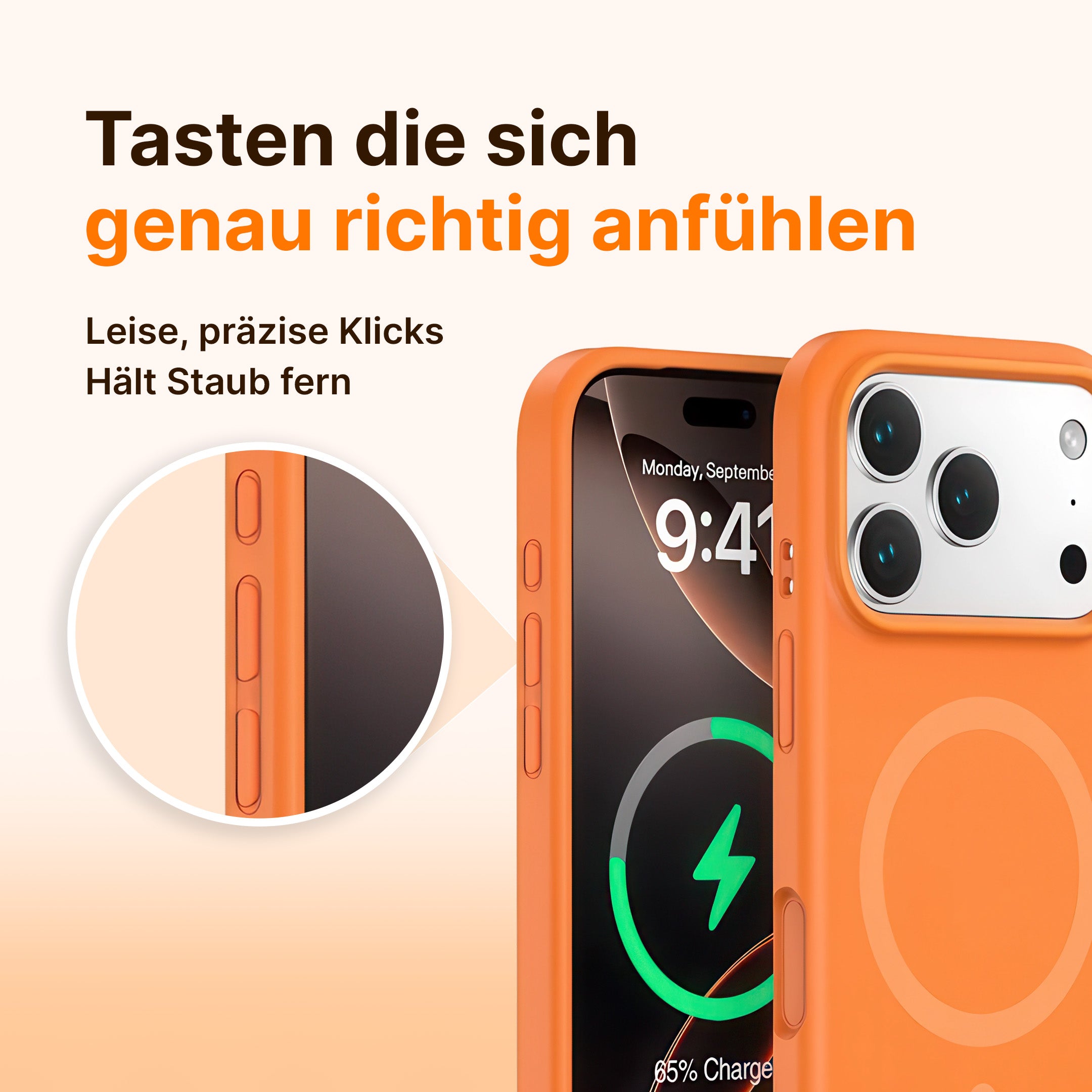 Flüssiges Silikon MagSafe-kompatible iPhone-Hülle