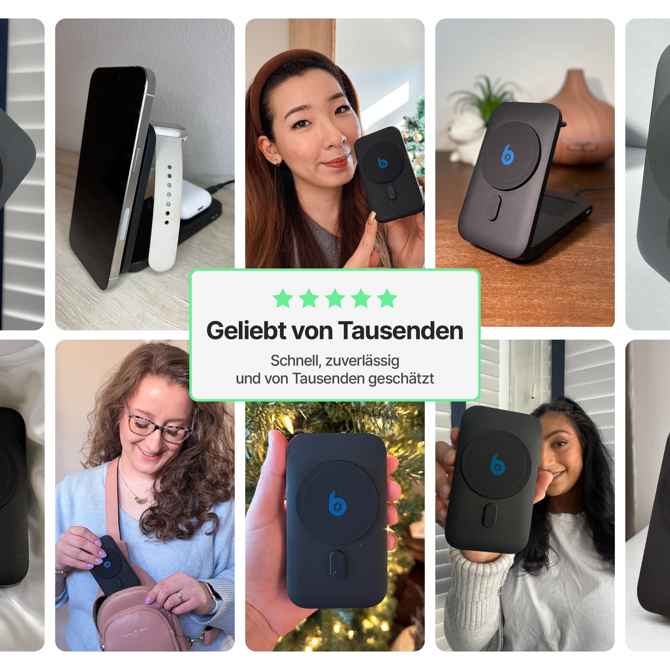 MagFlo 3-in-1 Kabellose Ladestation Qi2