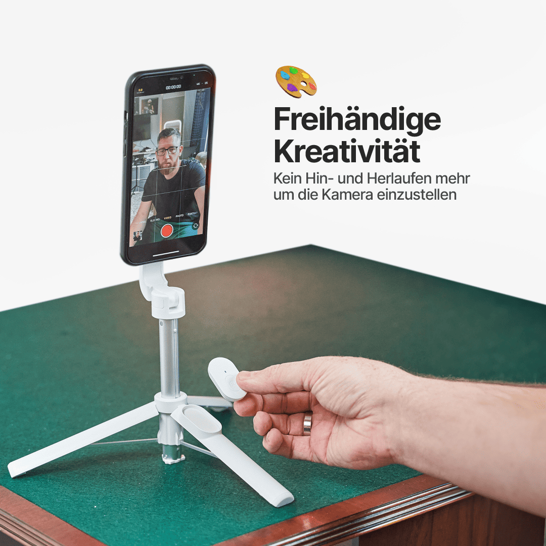 MagSafe Stativ mit kabelloser Fernbedienung für Kreative