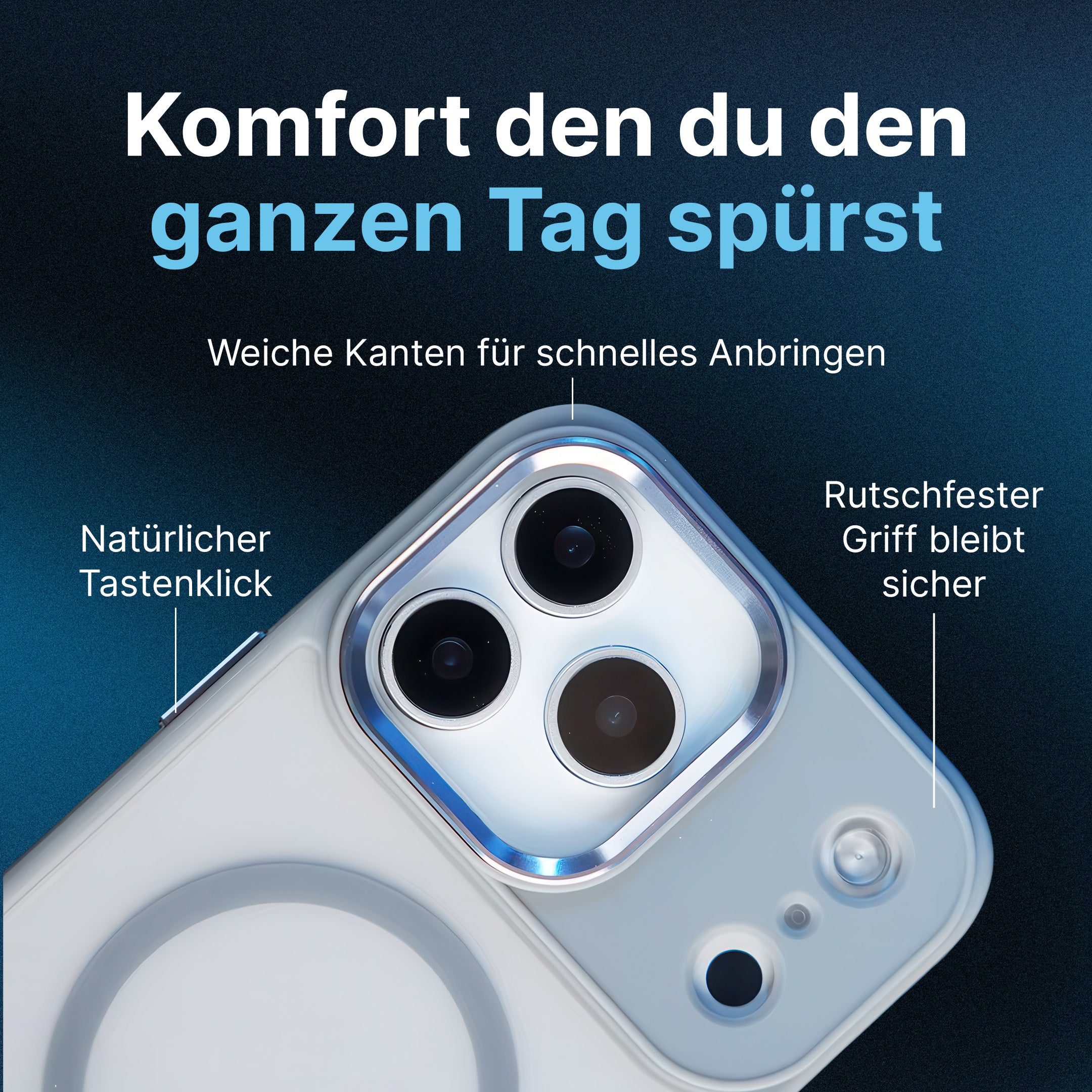 Matte MagSafe kompatible iPhone 17 Hülle