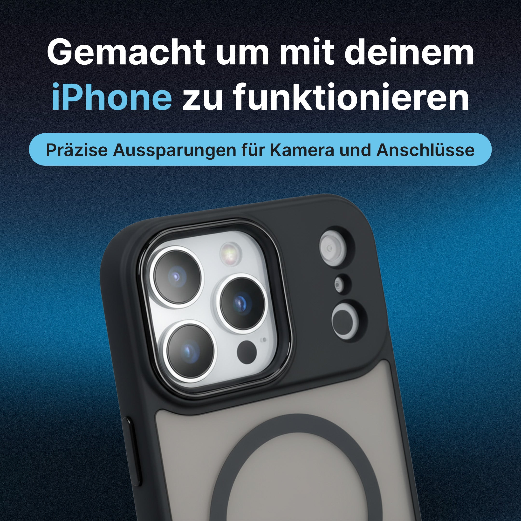 Matte MagSafe kompatible iPhone 17 Hülle