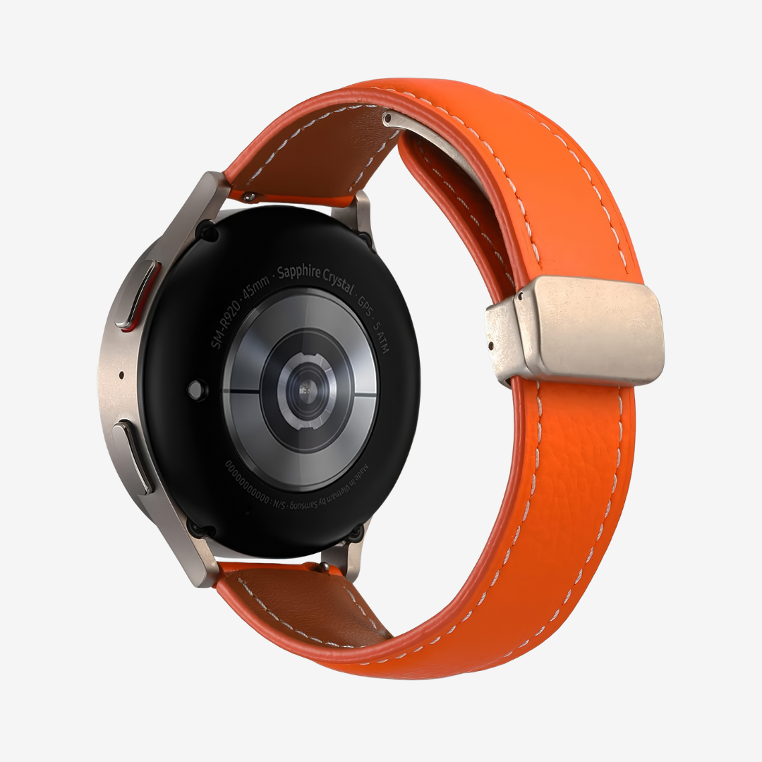 Klassisches Magnetisches Lederarmband für Samsung Watch