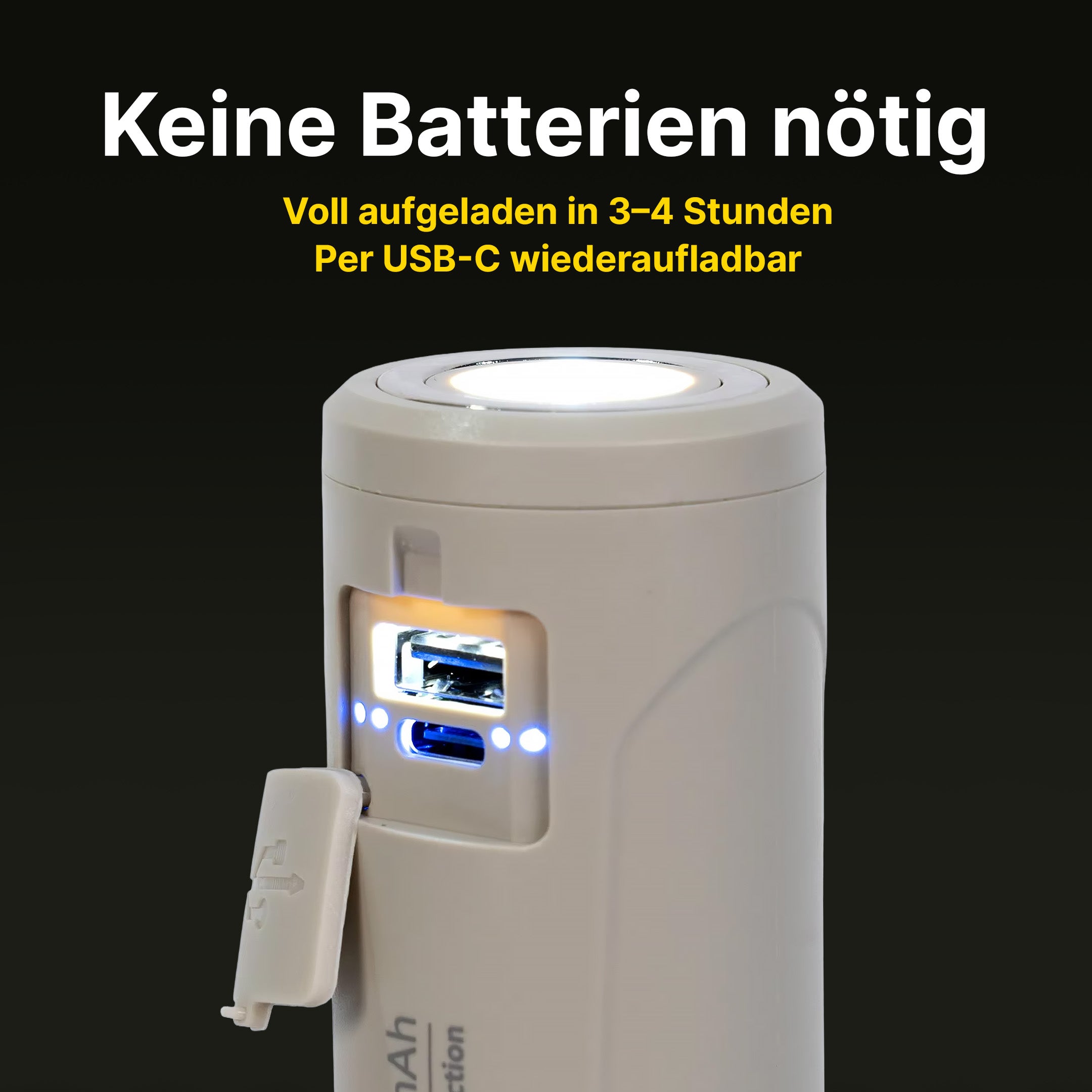 Faltbare Outdoor-Campinglampe mit 8000 Lumen