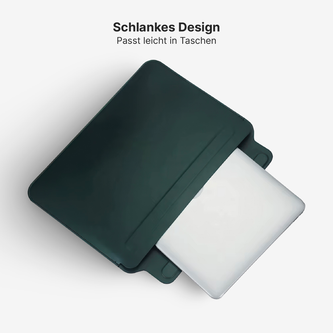 PU-Leder MacBook-Hülle mit Magnetklappe und Mauspad