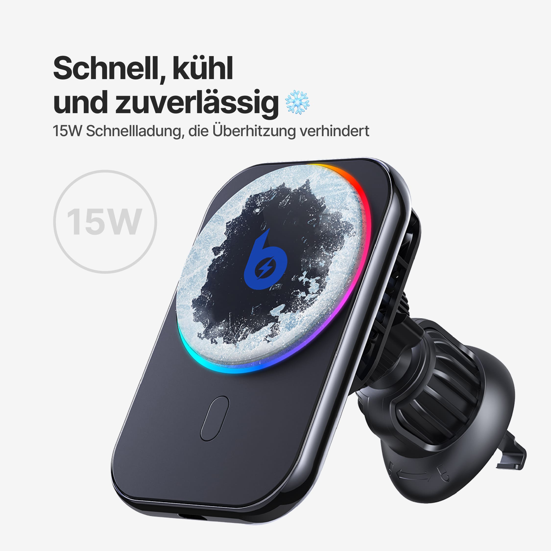 PolarCharge Qi2 Kabelloses MagSafe Telefonladegerät