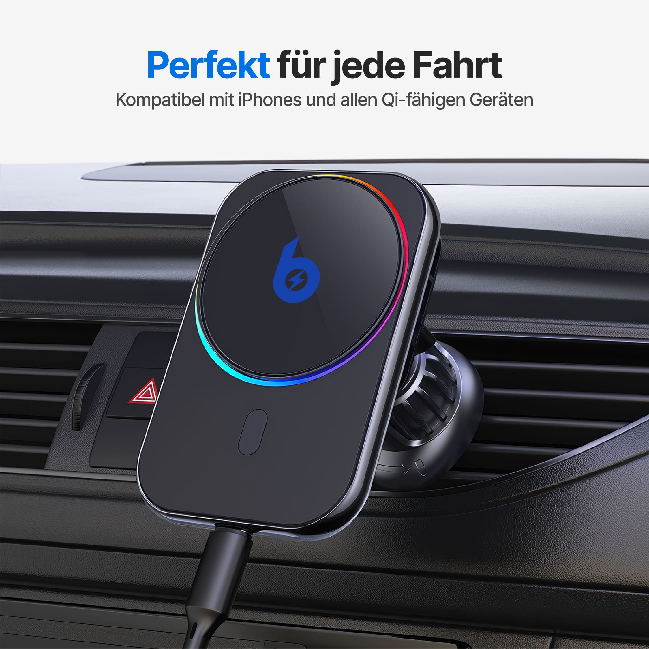 PolarCharge Qi2 Kabelloses MagSafe Telefonladegerät