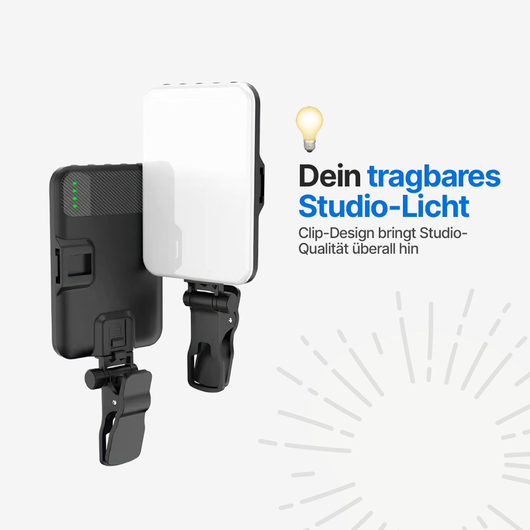 Tragbares Selfie-Licht mit 7 Helligkeitsmodi