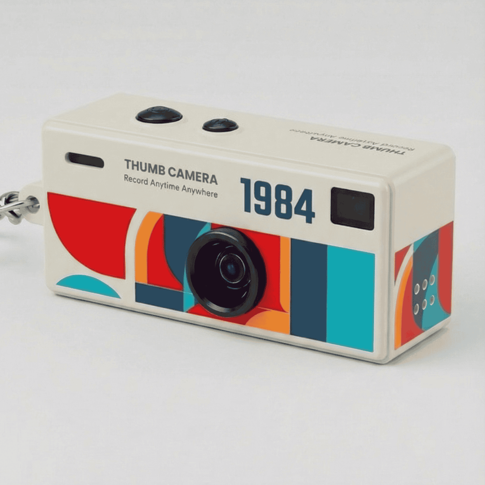 PocketPik Retro Schlüsselanhänger Kamera