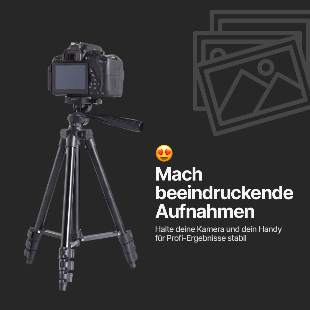 QuickSnap Kamera und Smartphone Stativ