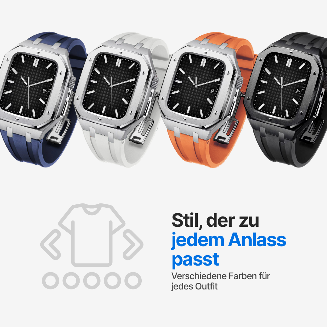 Riviera Premium Apple Watch Armband & Gehäuse