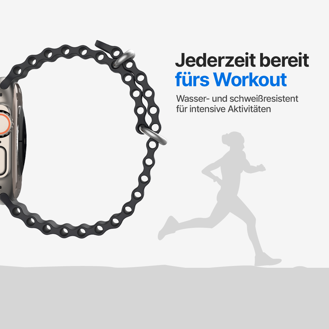 Silikon-Reise-Armband für die Apple Watch