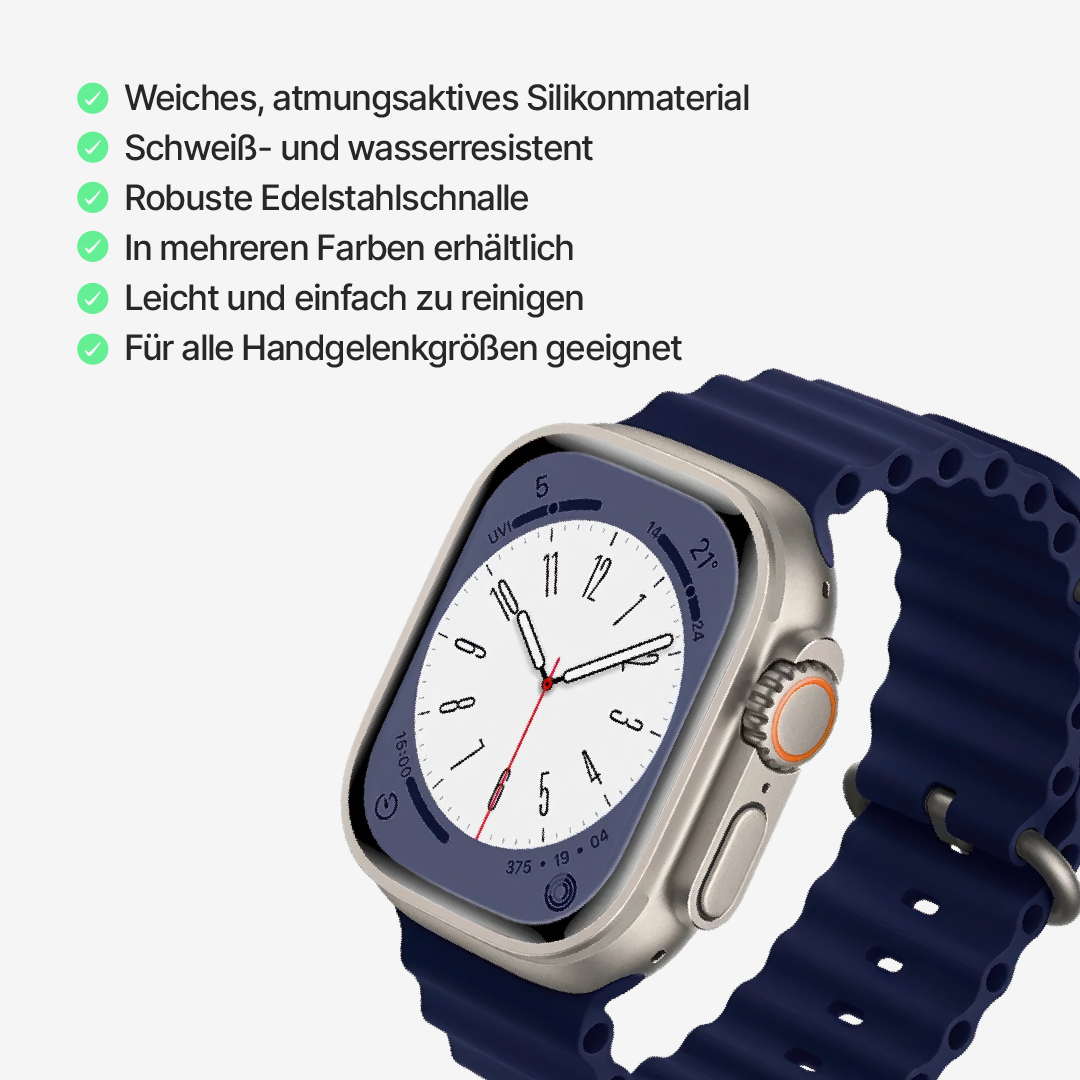 Silikon-Reise-Armband für die Apple Watch