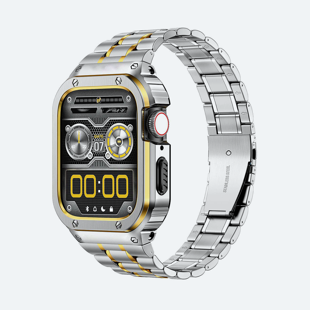 Edelstahl Apple Watch Armband mit Ultra-Dünnem Gehäusedesign