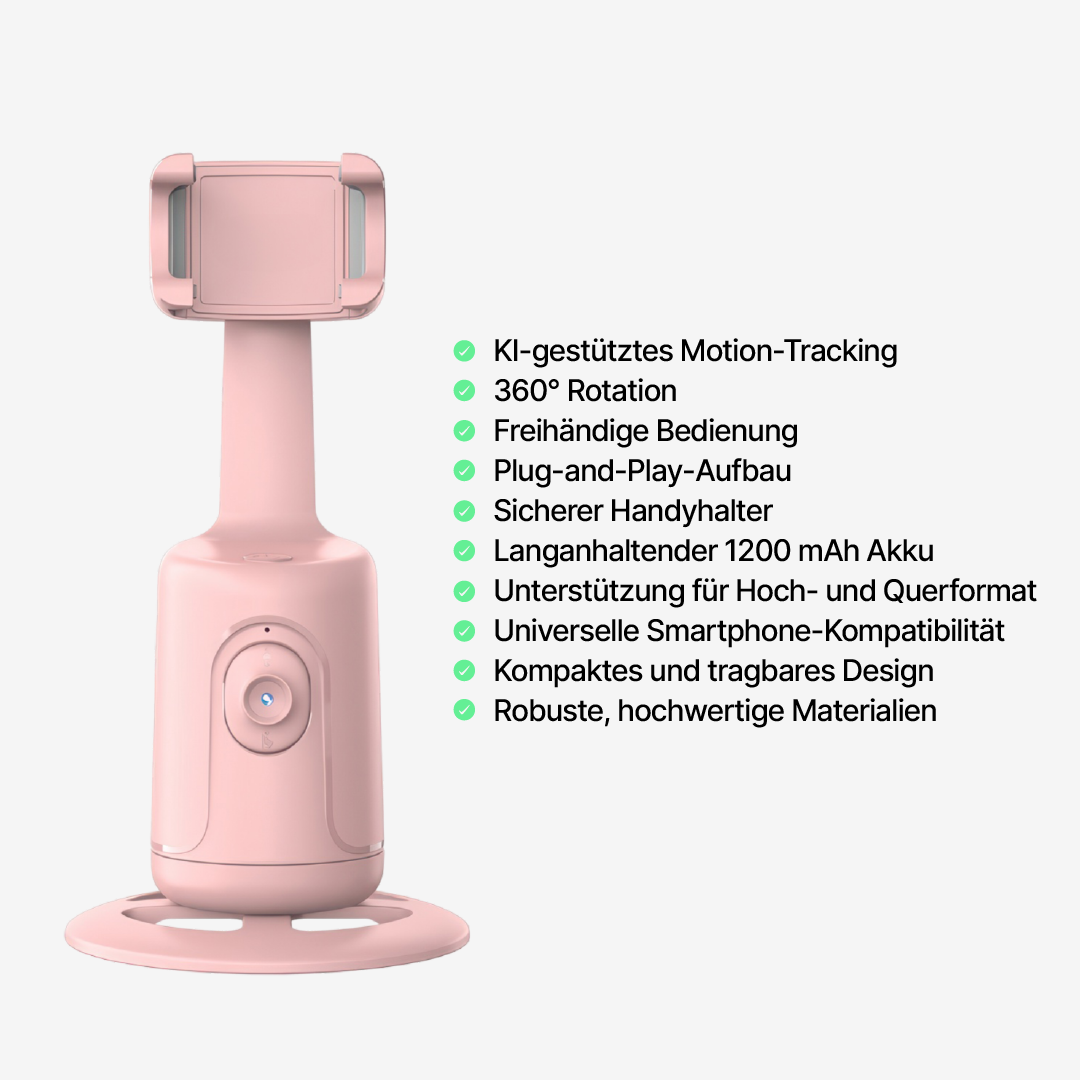Smart360 KI-Bewegungsverfolgung Handy-Kamerahalterung