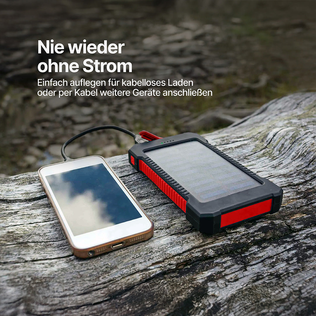SolaBank Kabellose Lade-Powerbank 10000mAh