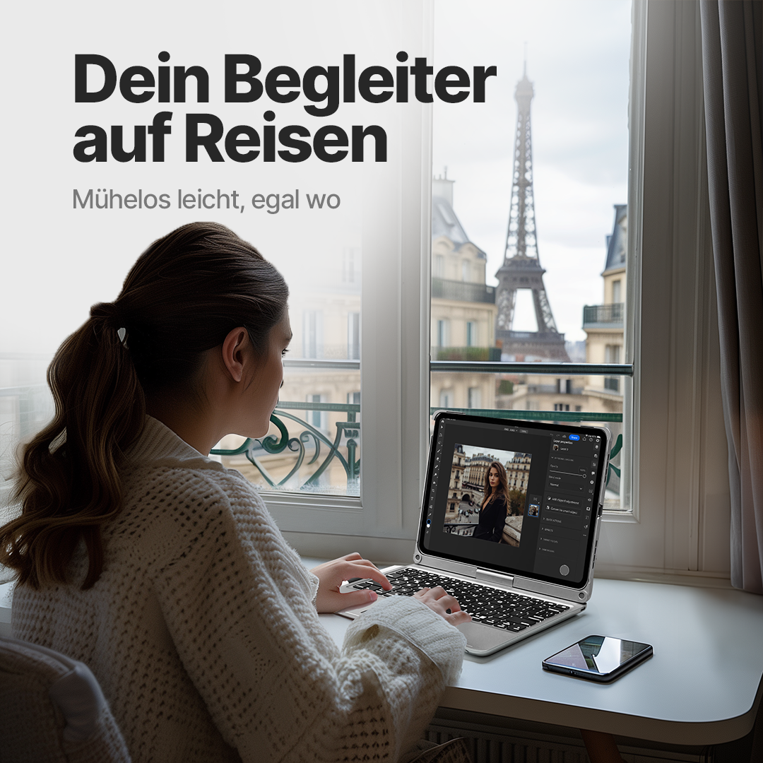 Rotate Pro Kabelloses Tastaturgehäuse für iPad