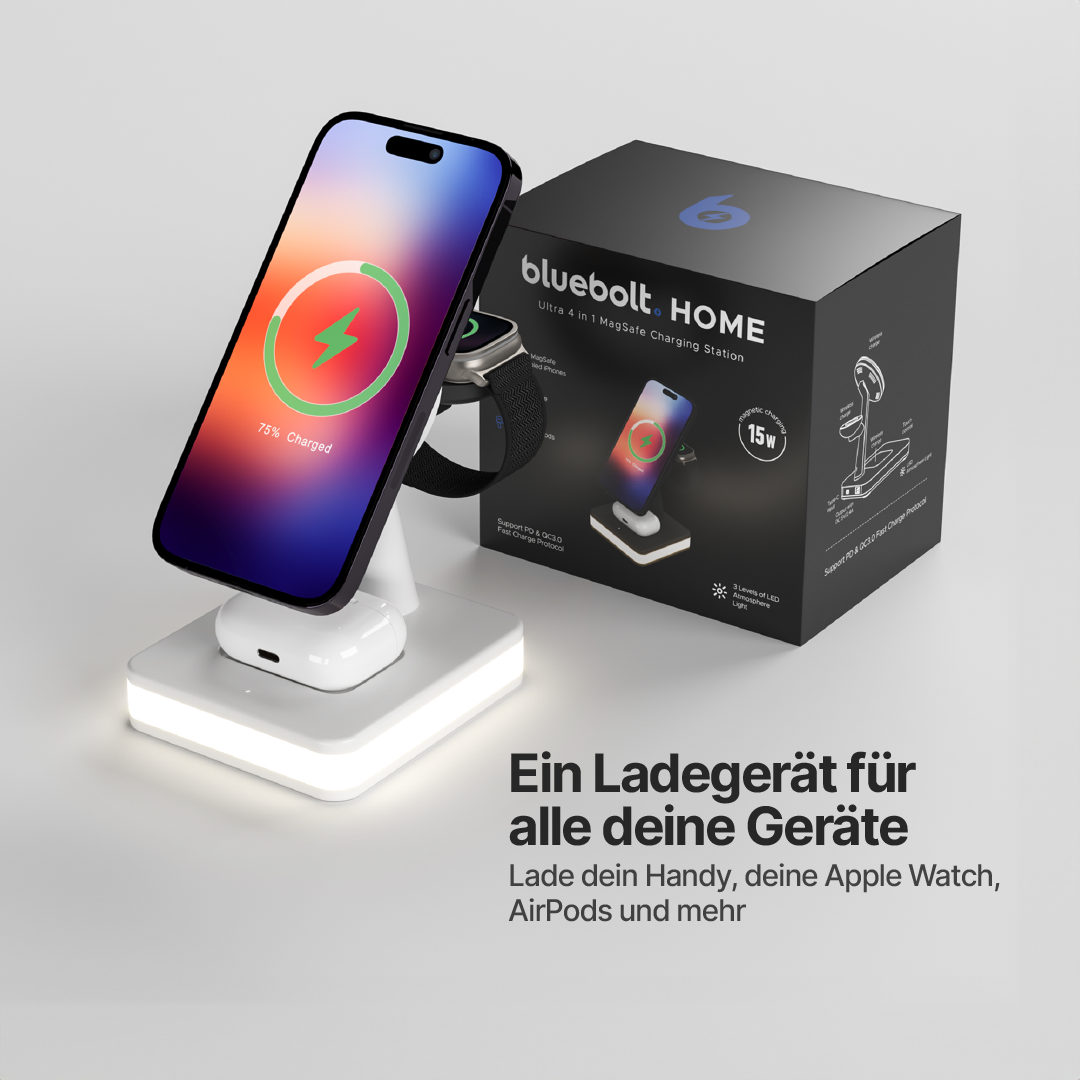 Ultra 4 in 1 MagSafe Kabellose Ladestation
