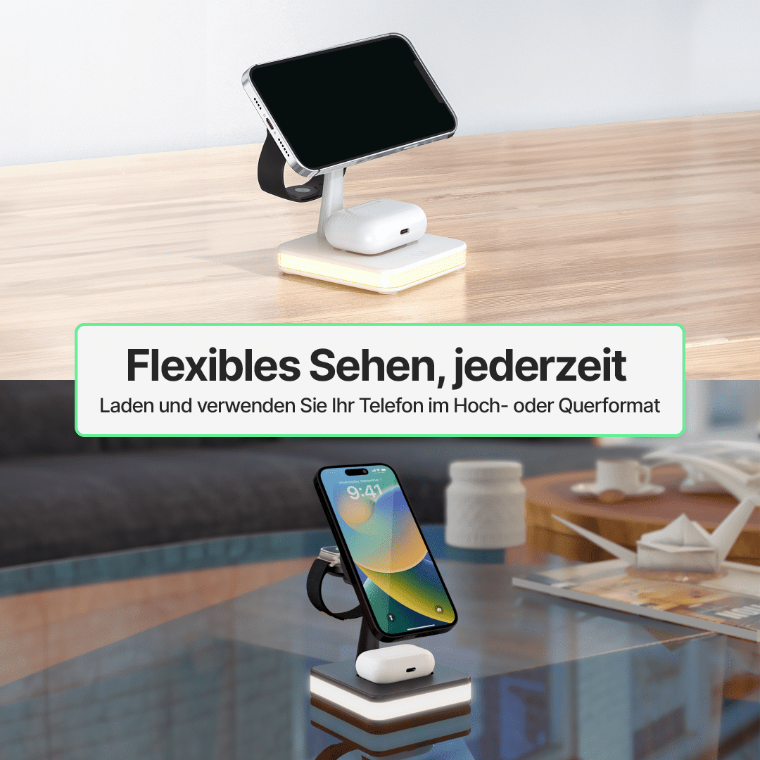 Ultra 4 in 1 MagSafe Kabellose Ladestation